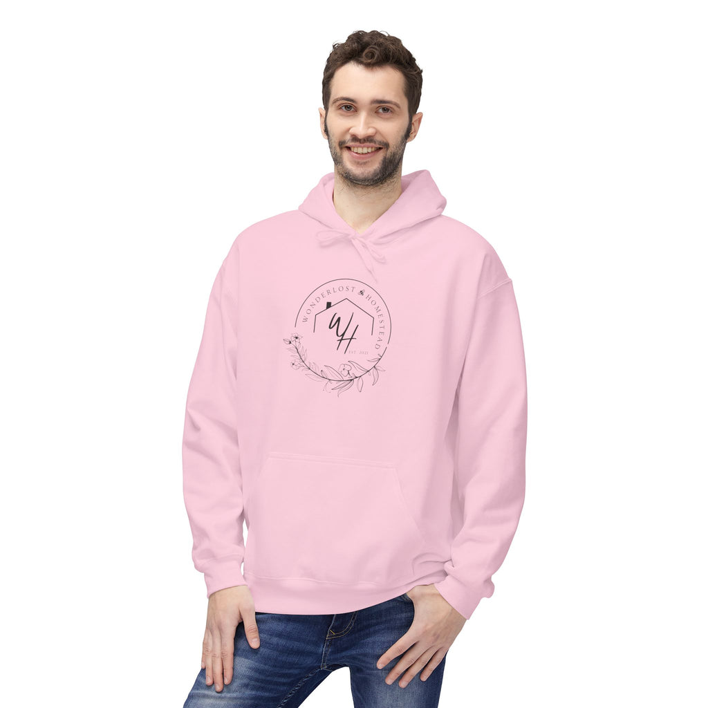 Unisex Hoodie, Black Logo