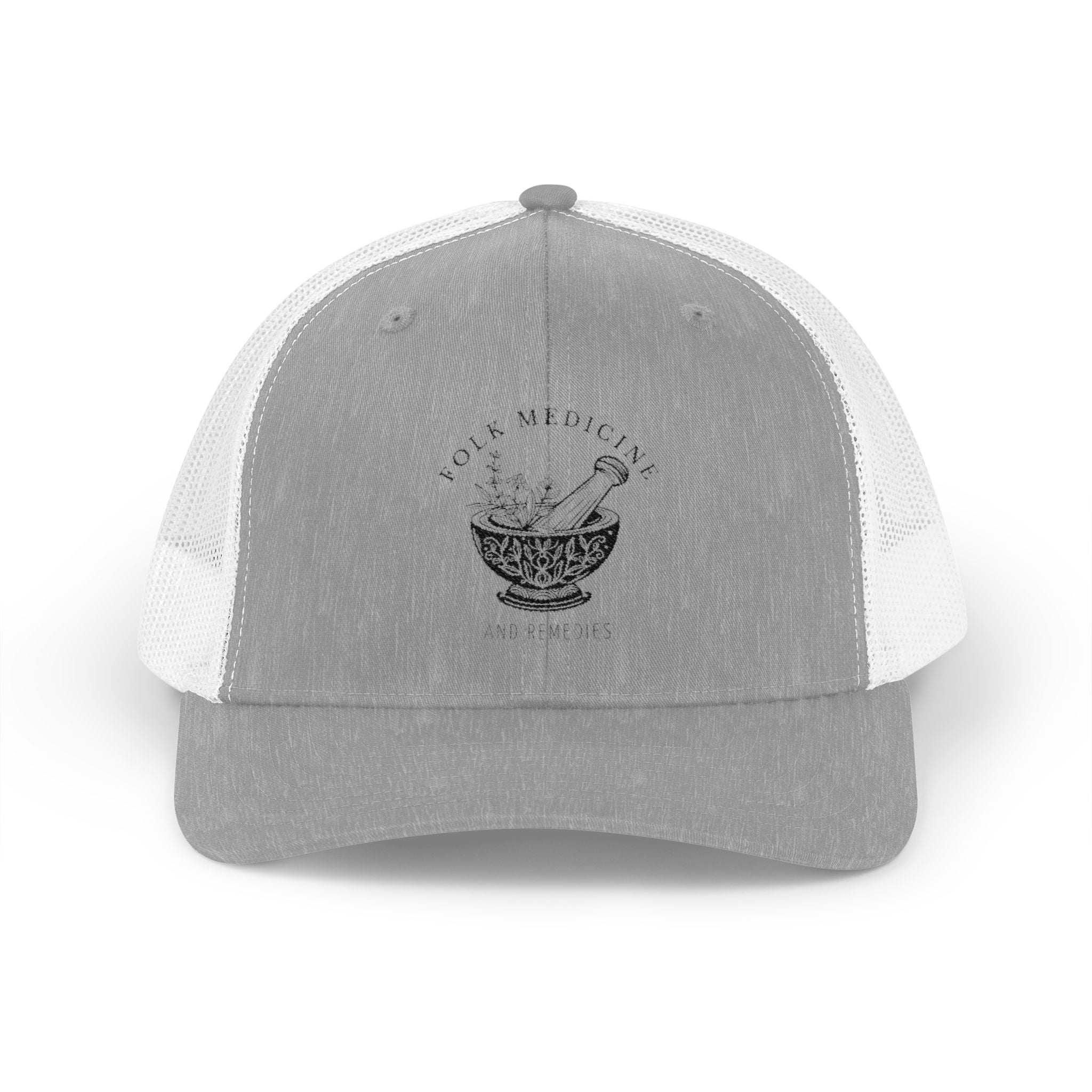 Snapback Trucker Cap - Black Logo