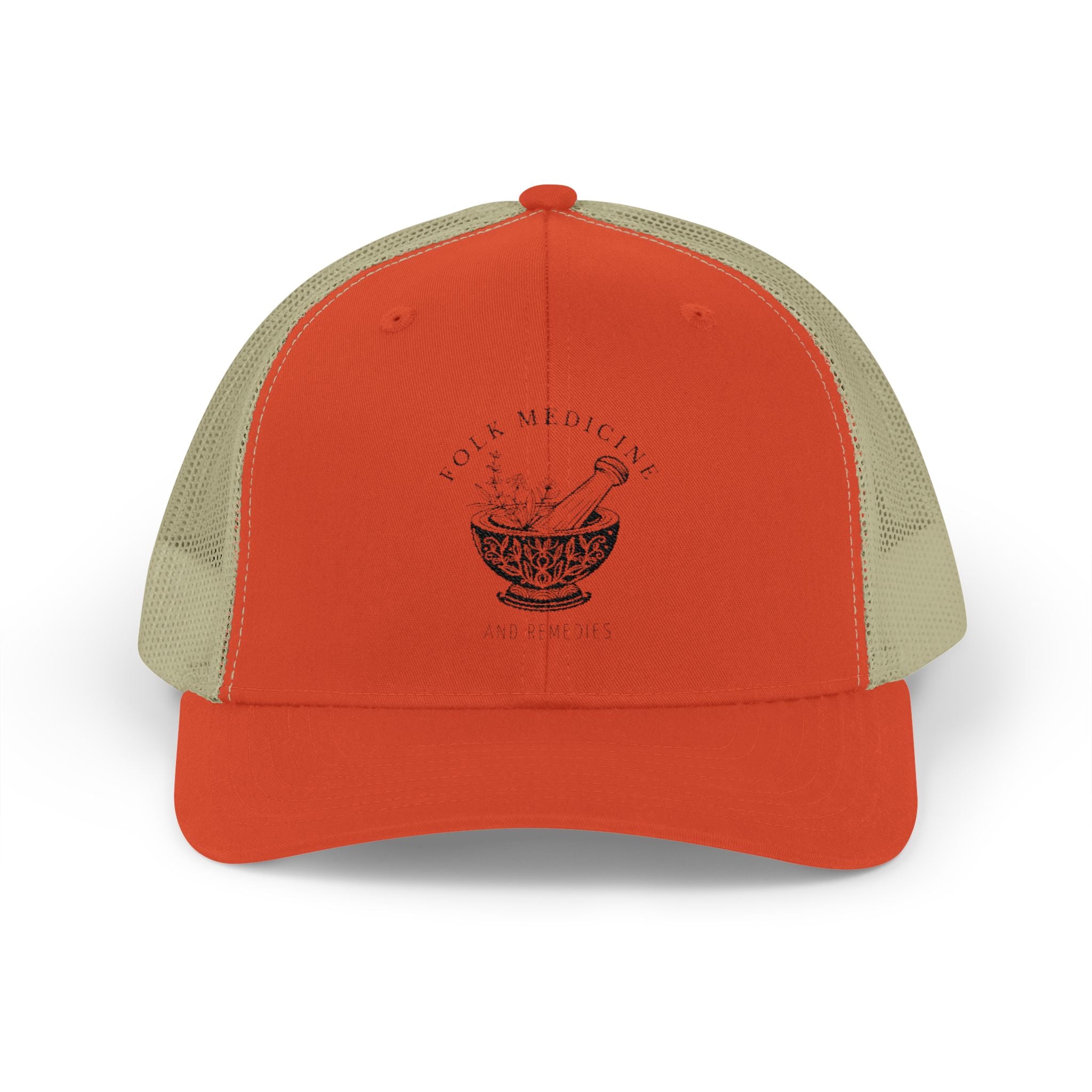 Snapback Trucker Cap - Black Logo