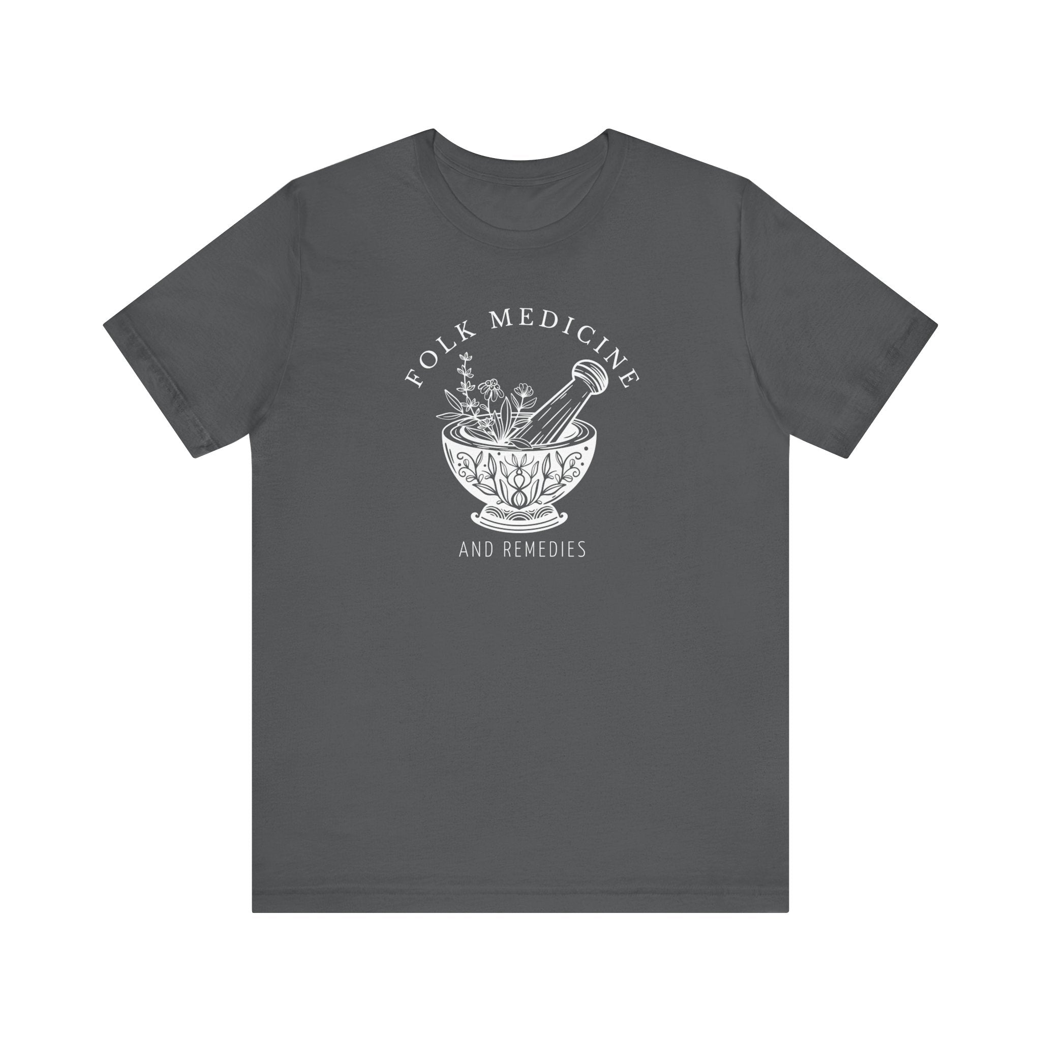 Unisex Short Sleeve T-Shirt, White Logo