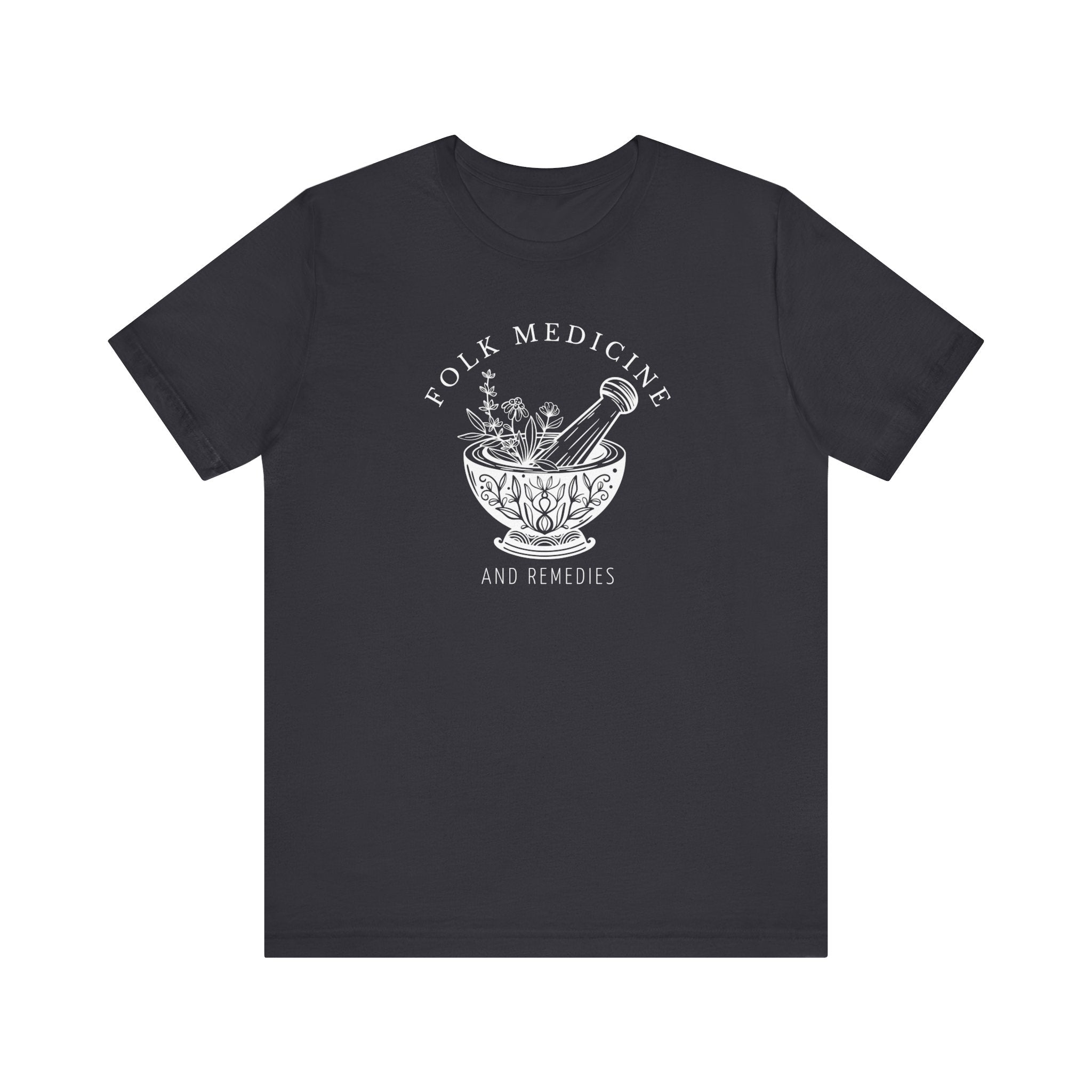 Unisex Short Sleeve T-Shirt, White Logo