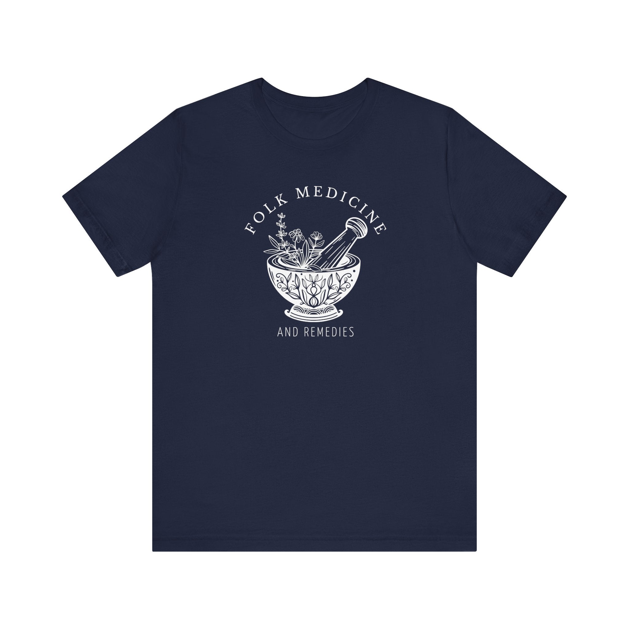 Unisex Short Sleeve T-Shirt, White Logo