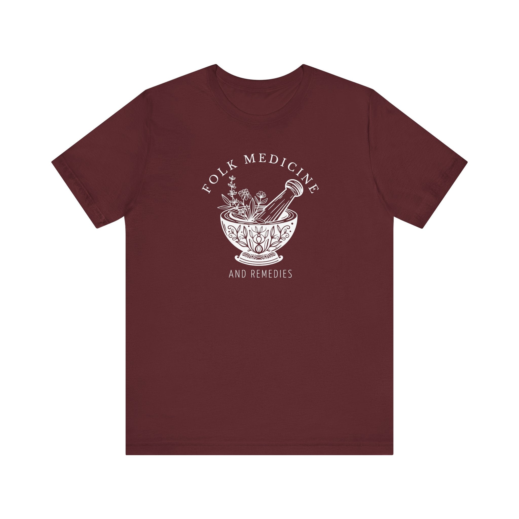 Unisex Short Sleeve T-Shirt, White Logo