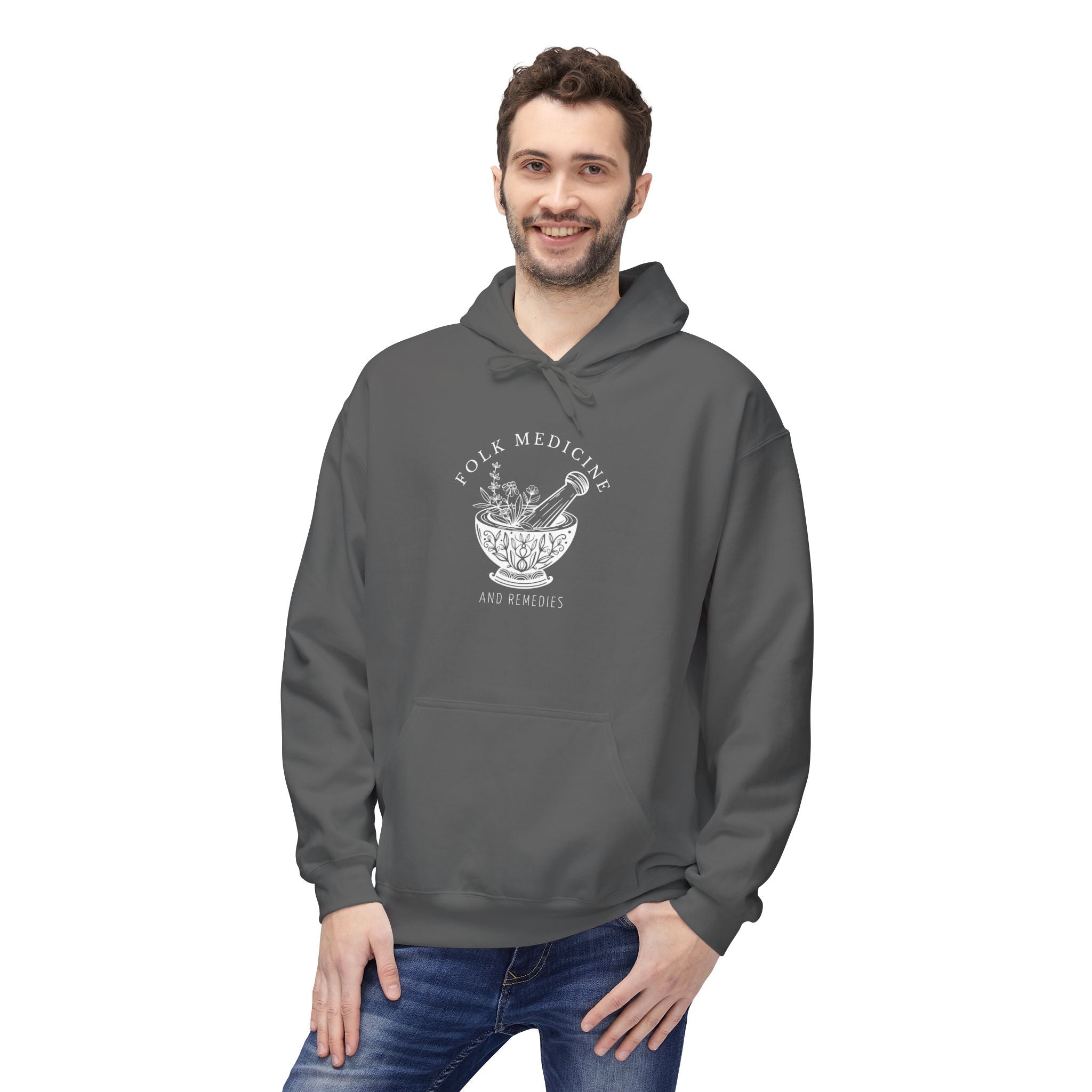 Unisex Hoodie, White Logo