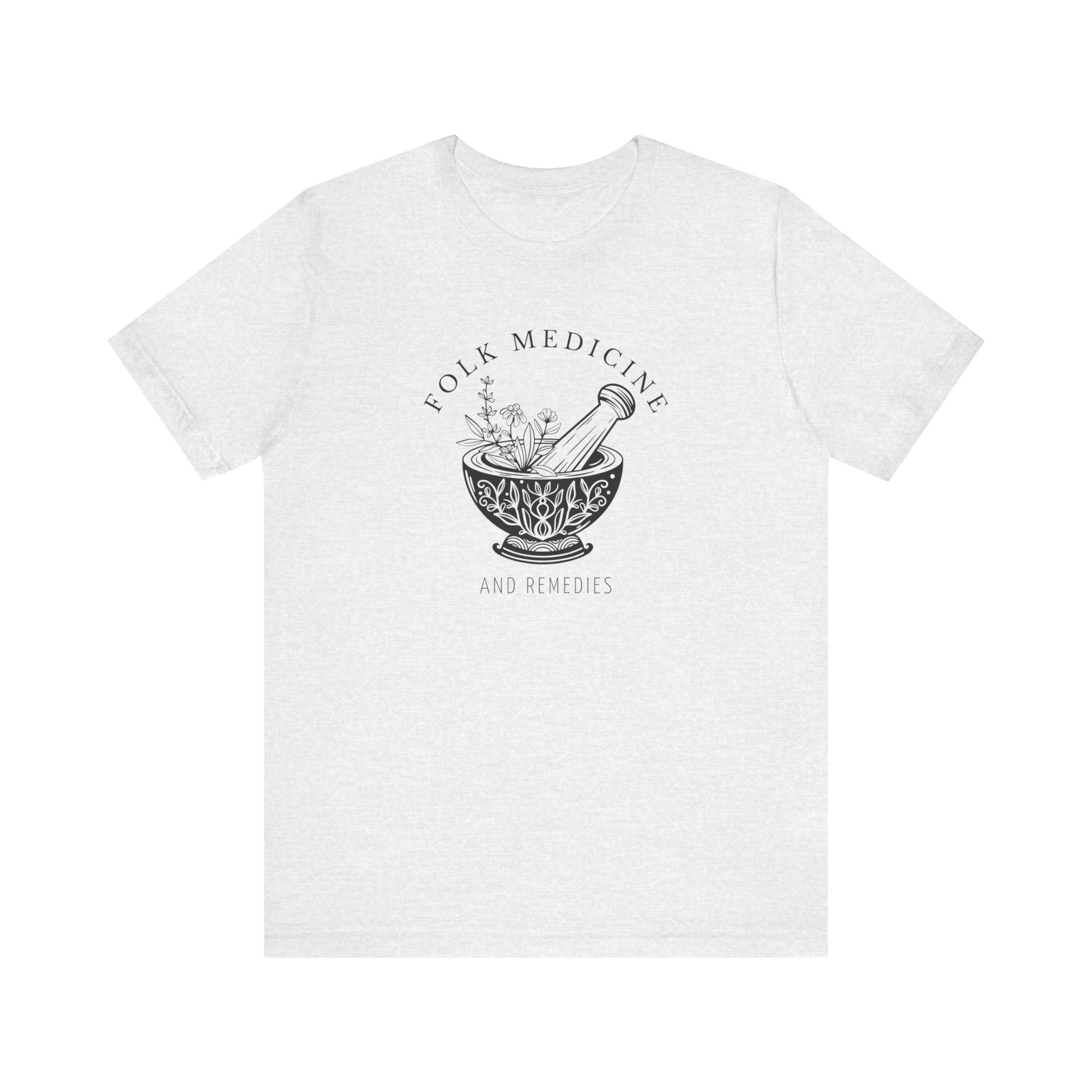Unisex Short Sleeve T-Shirt, Black Logo