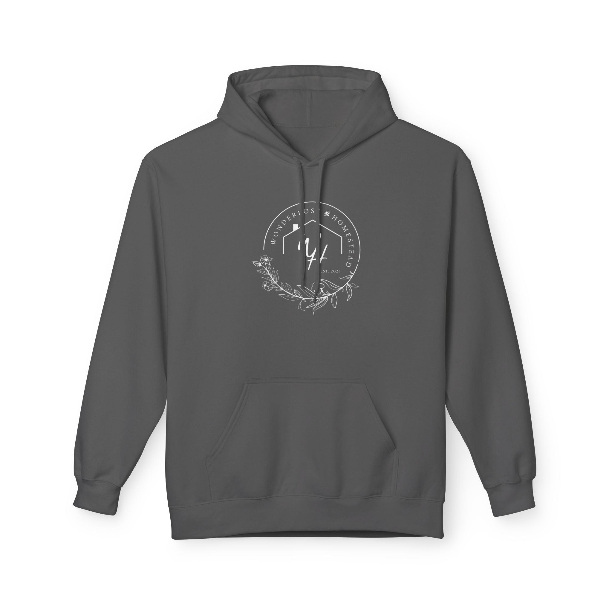 Unisex Hoodie, White Logo