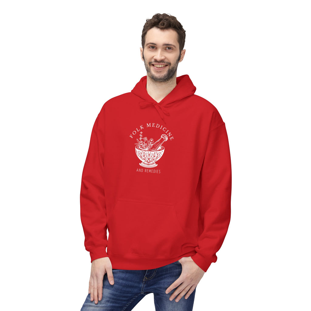 Unisex Hoodie, White Logo