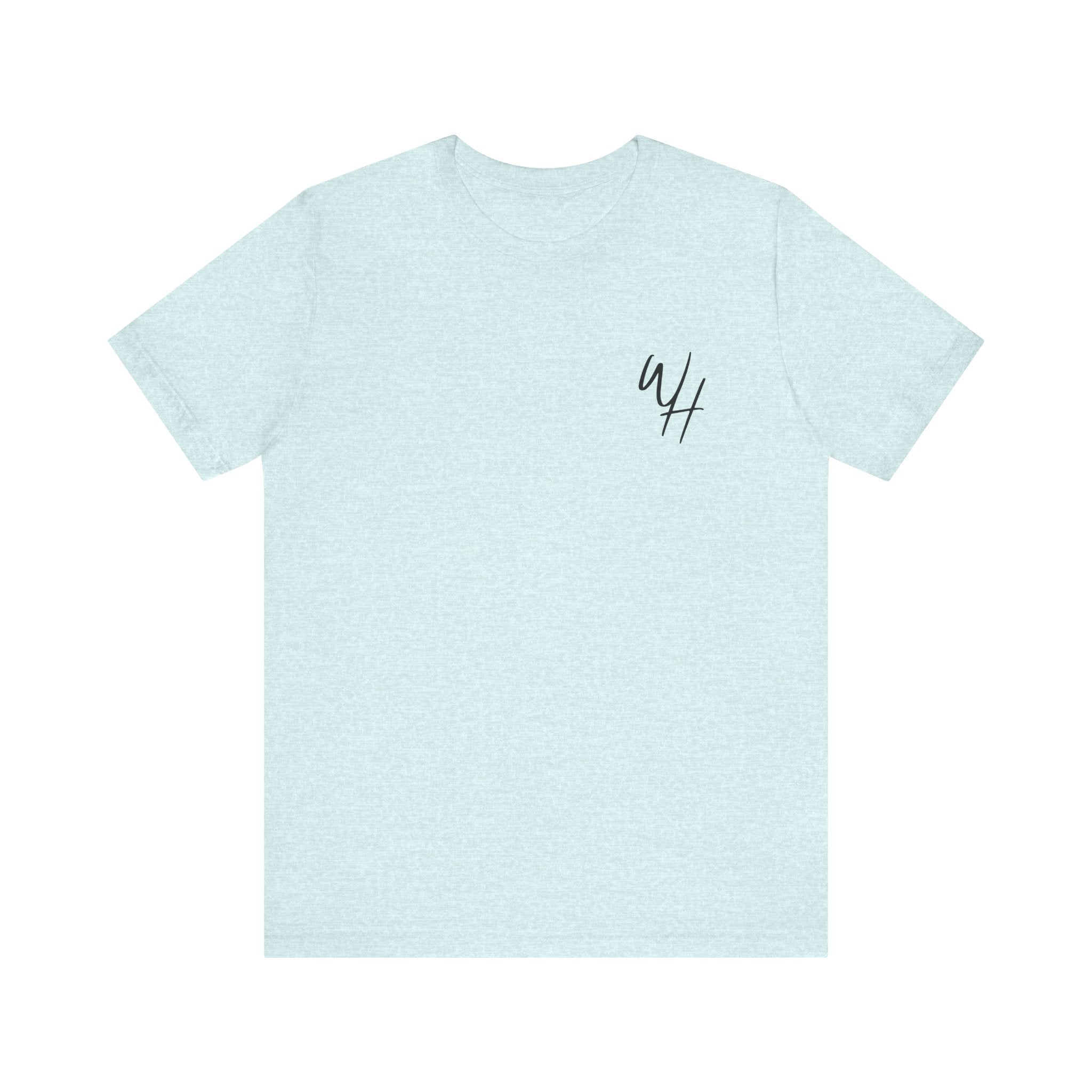Unisex Short Sleeve T-Shirt, Black Logo (Front/Back Designs)