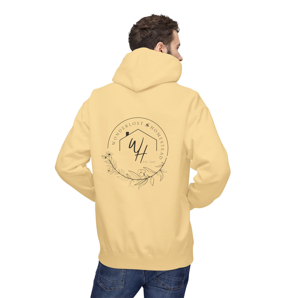 Unisex Hoodie, Black Logo (Front/Back Designs)
