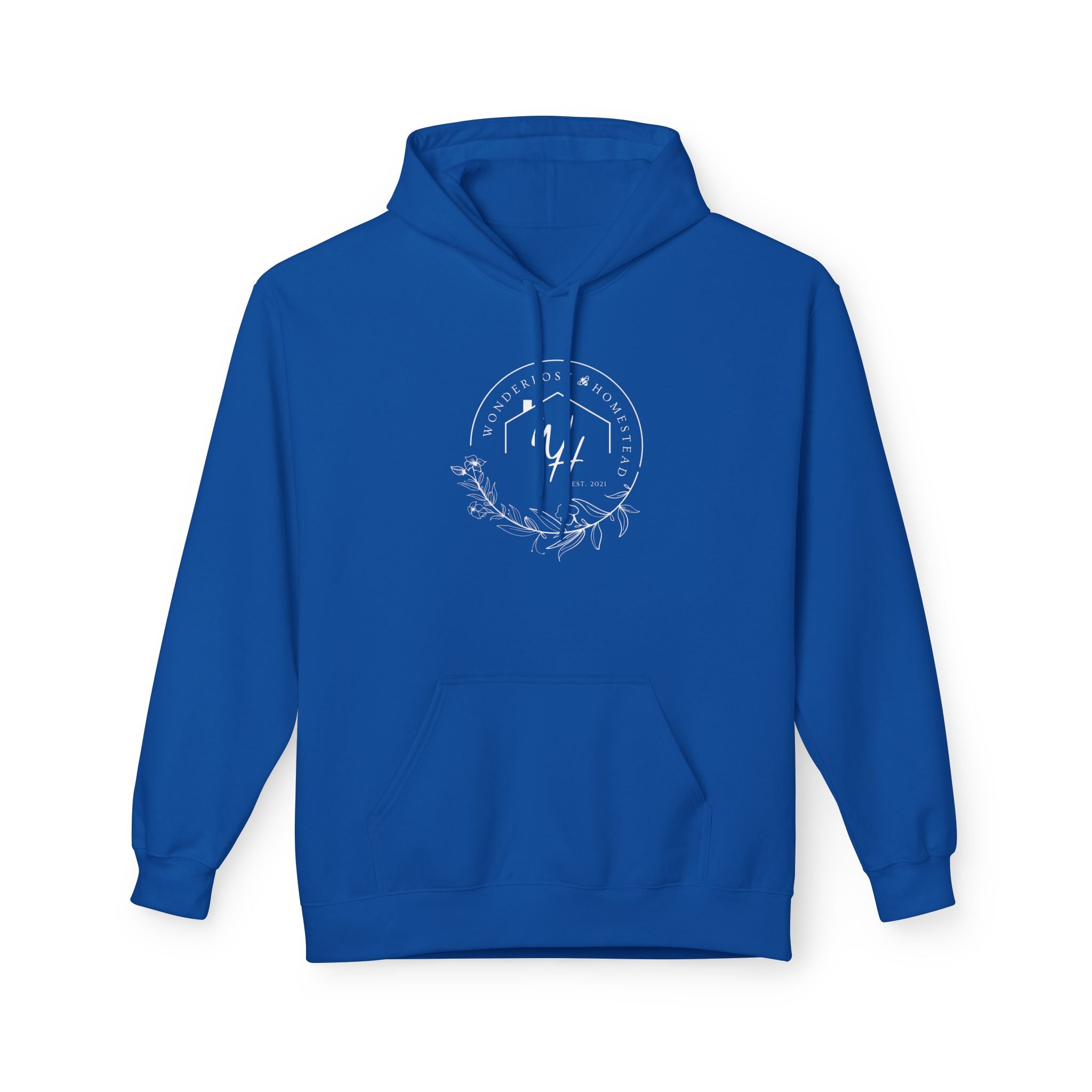 Unisex Hoodie, White Logo
