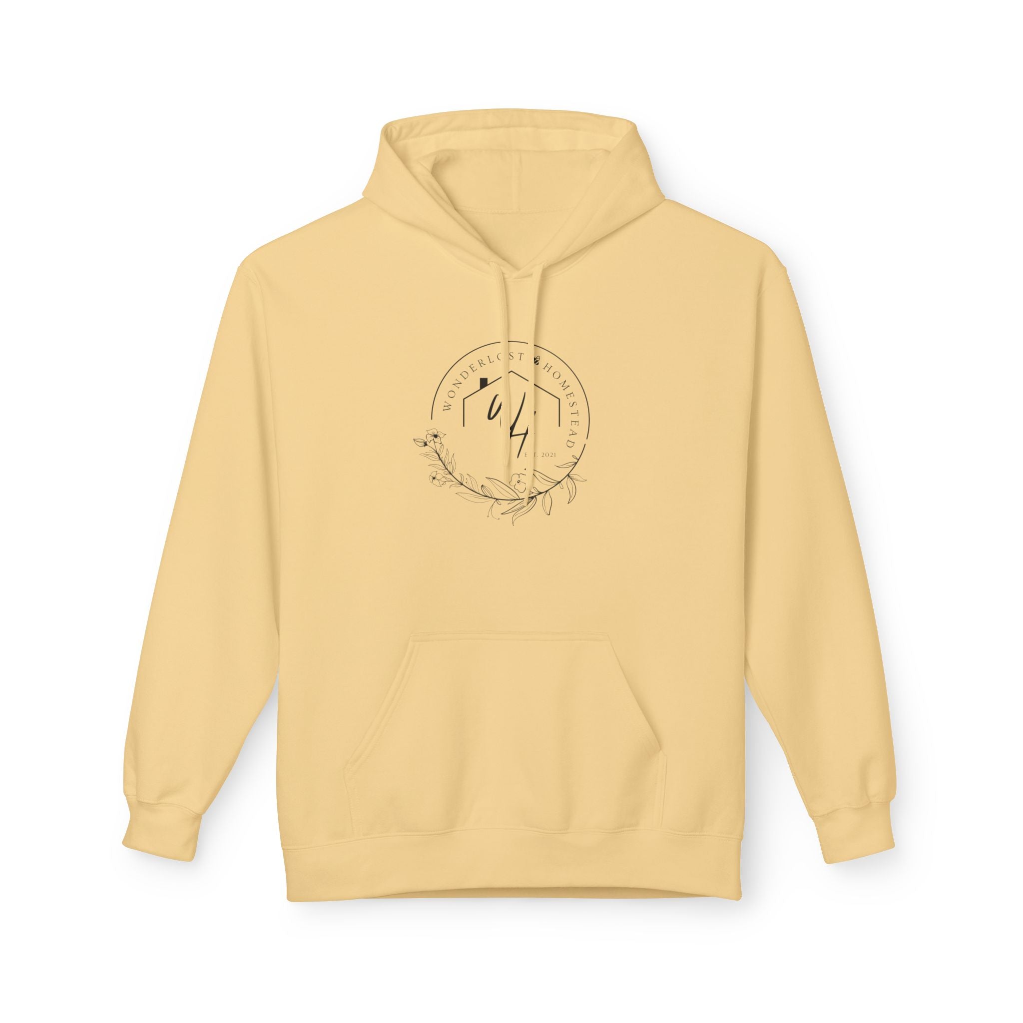 Unisex Hoodie, Black Logo