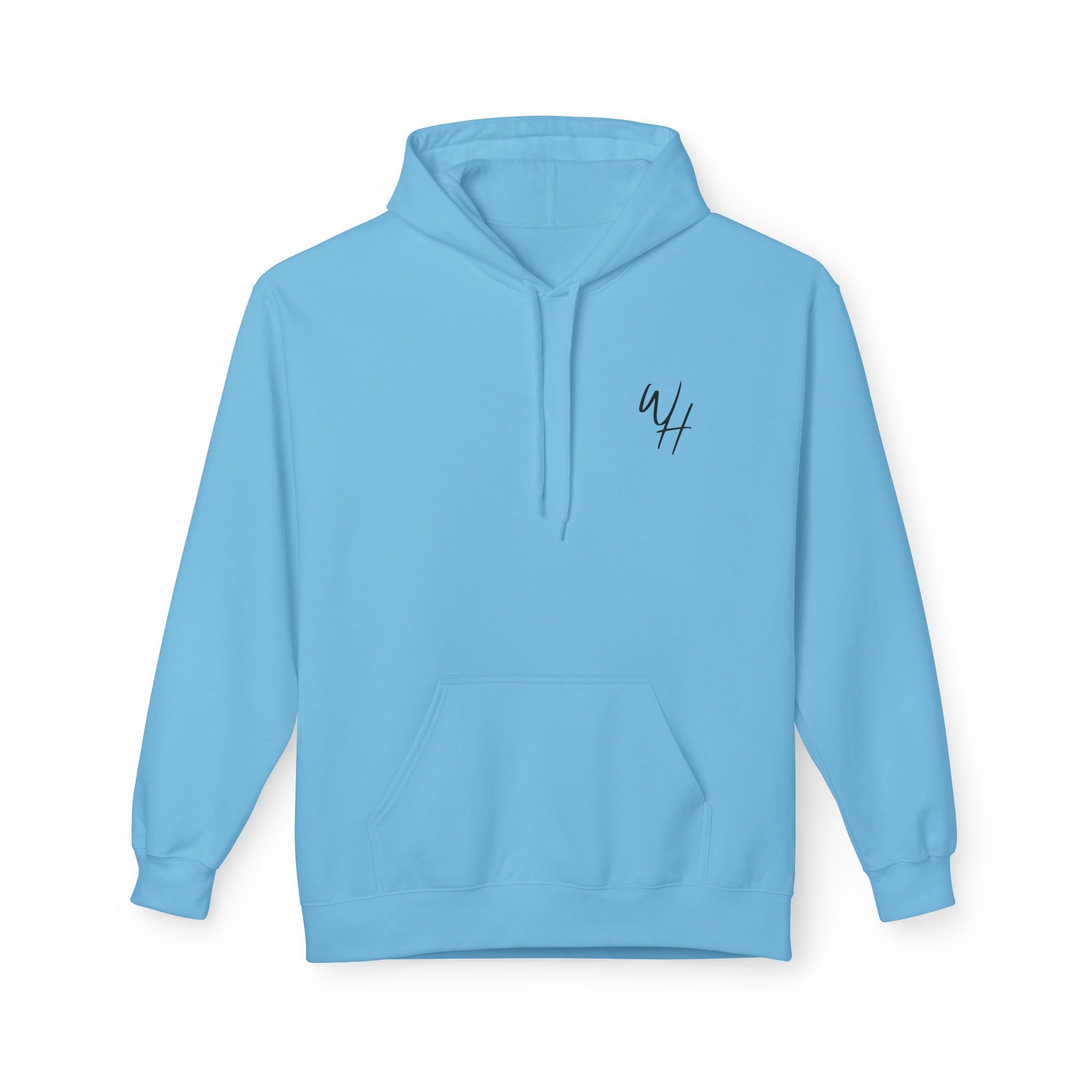 Unisex Hoodie, Black Logo (Front/Back Designs)