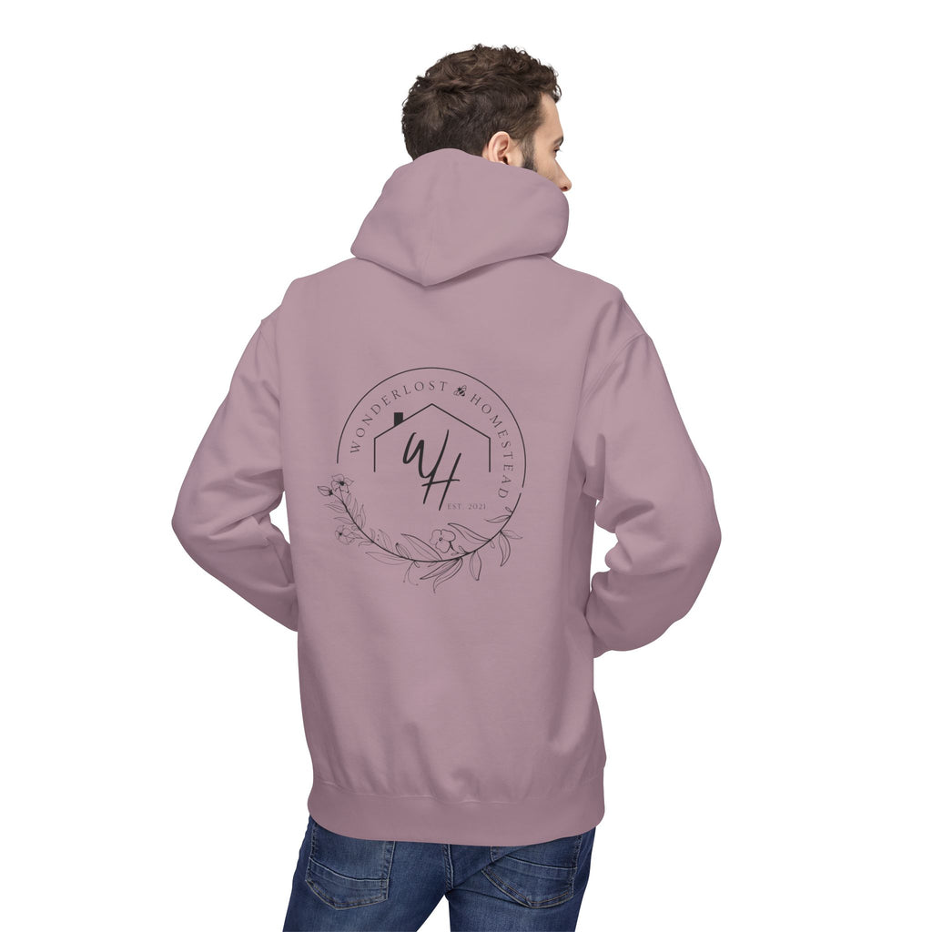 Unisex Hoodie, Black Logo (Front/Back Designs)