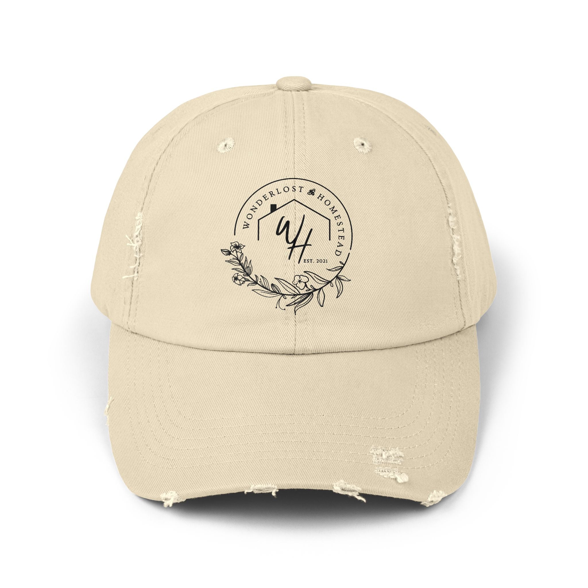 Unisex Distressed Cap