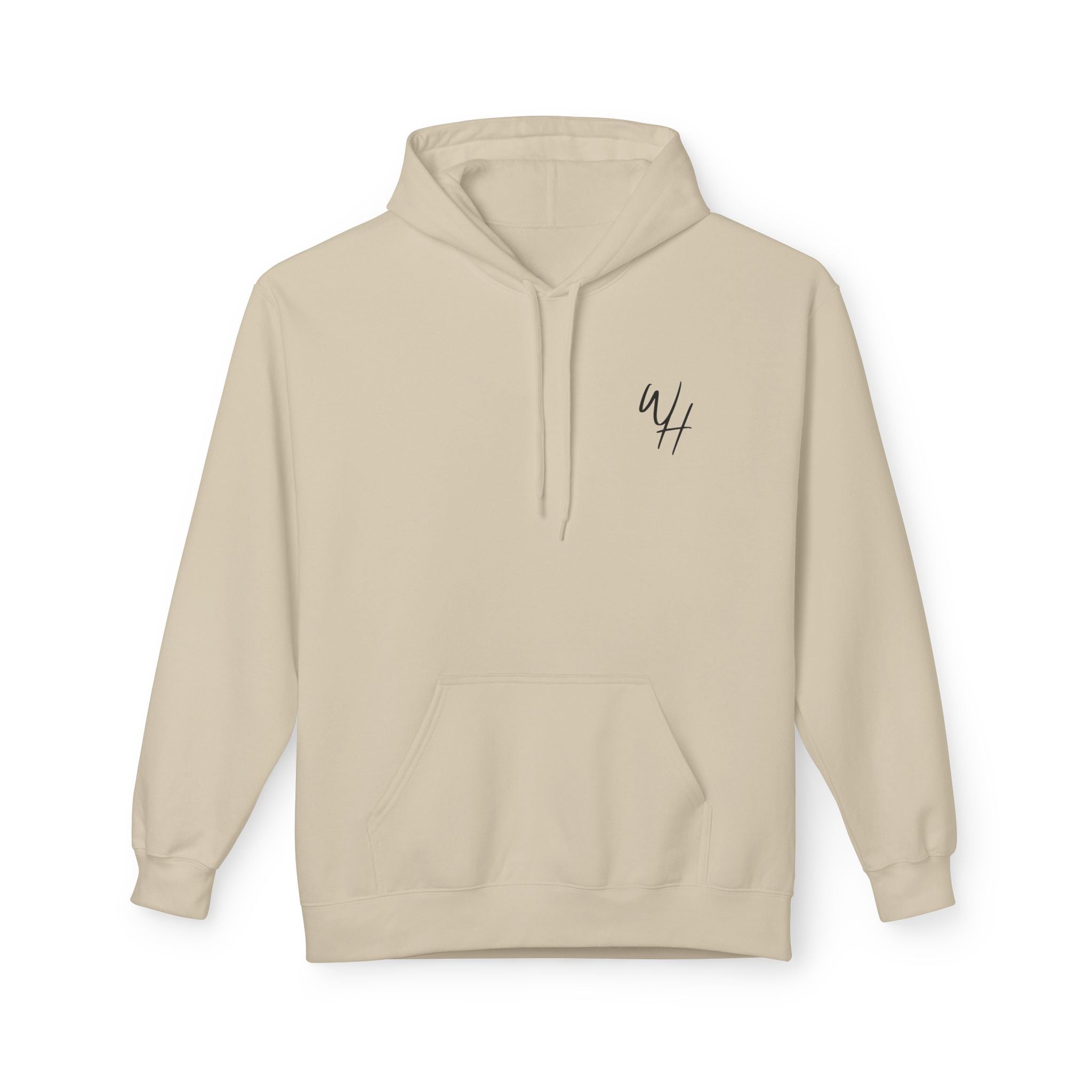 Unisex Hoodie, Black Logo (Front/Back Designs)