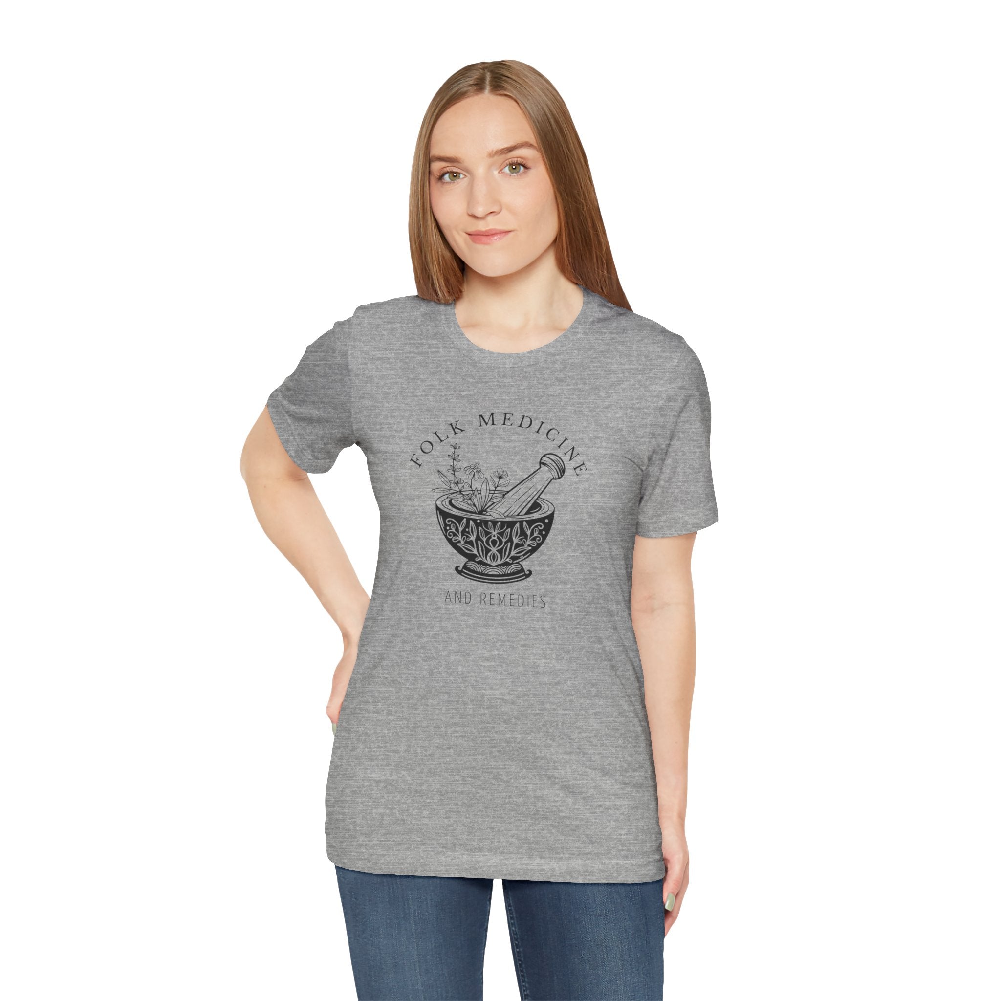 Unisex Short Sleeve T-Shirt, Black Logo