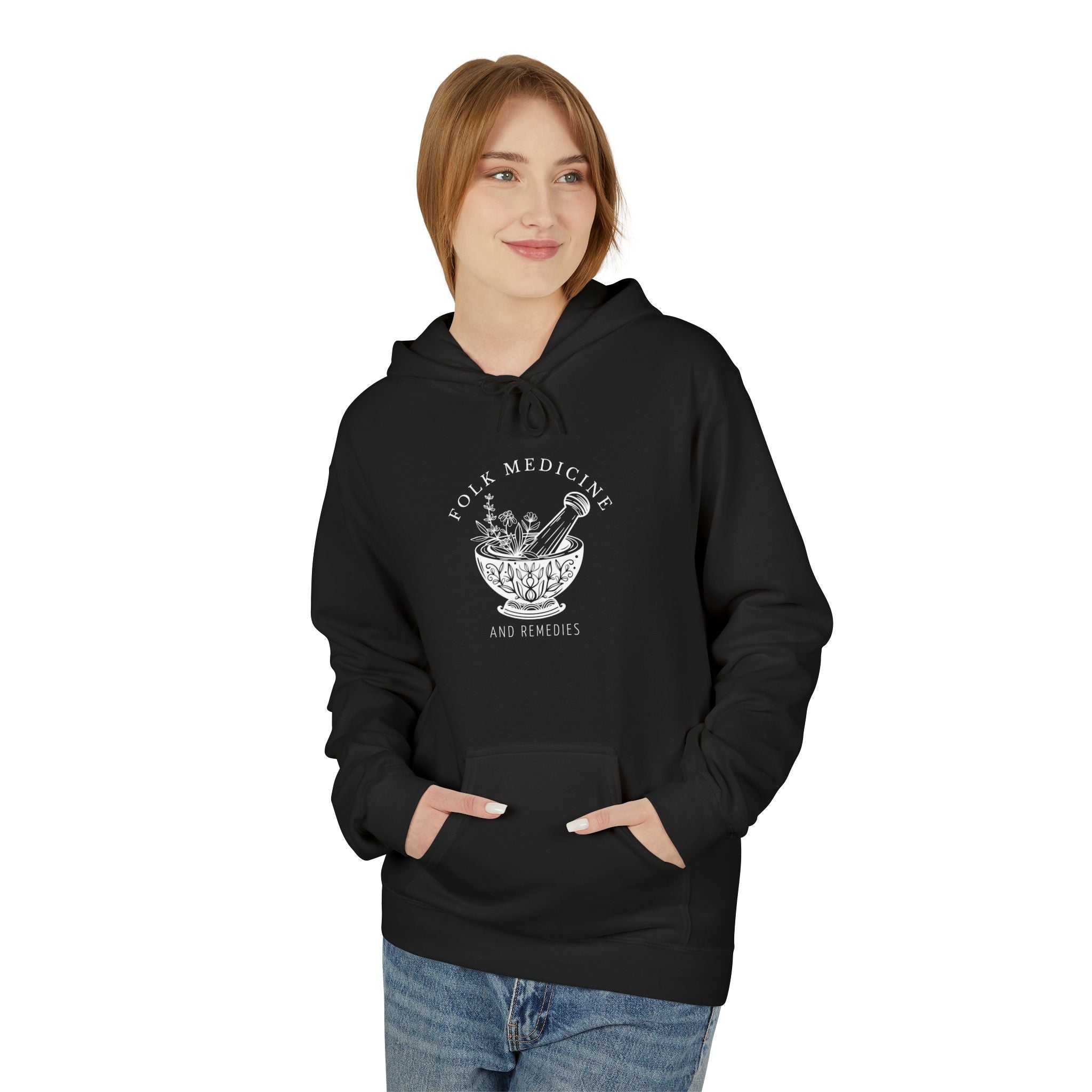 Unisex Hoodie, White Logo