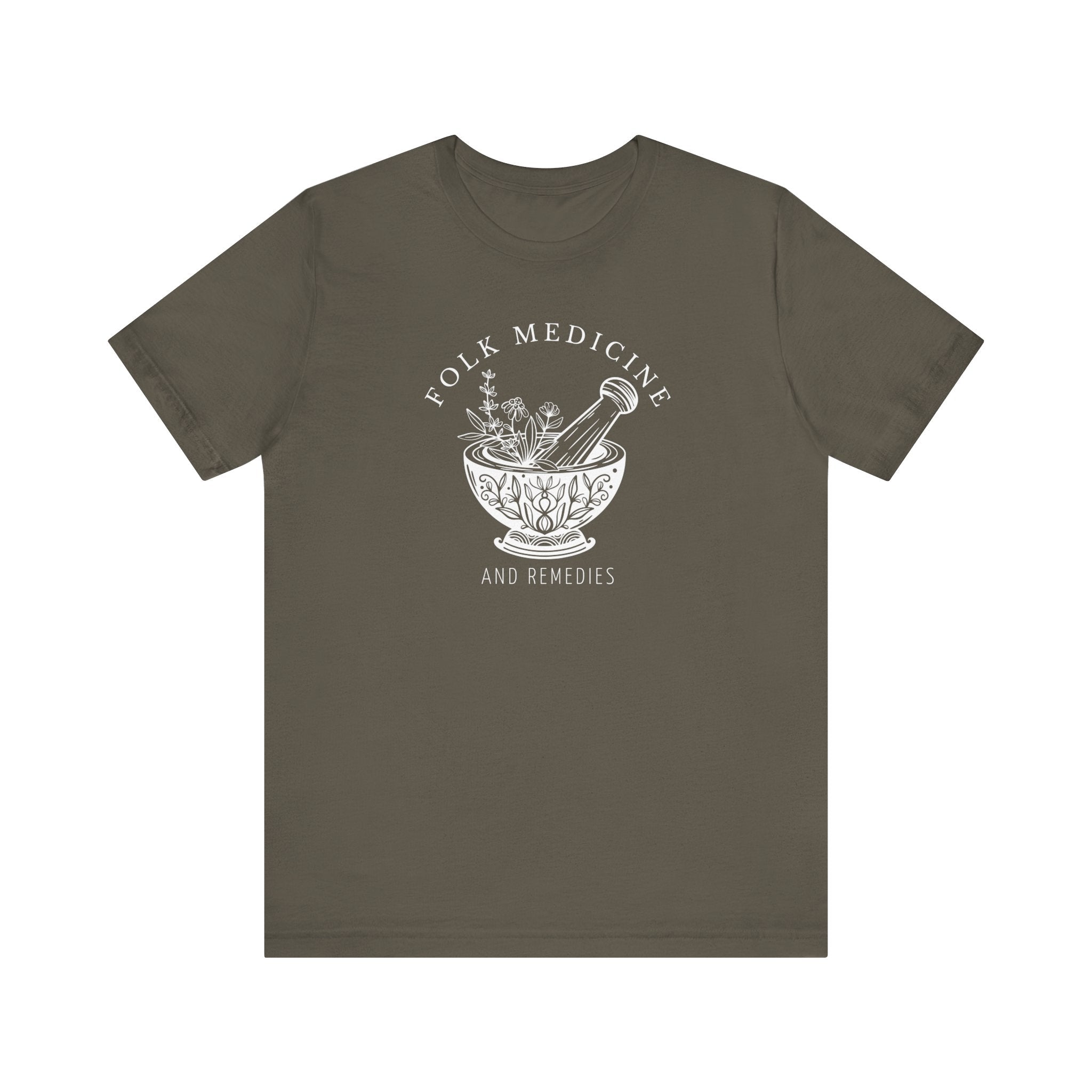 Unisex Short Sleeve T-Shirt, White Logo