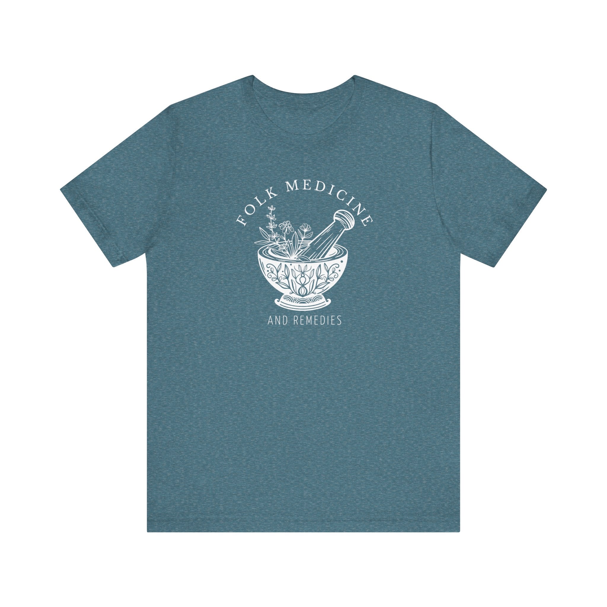 Unisex Short Sleeve T-Shirt, White Logo
