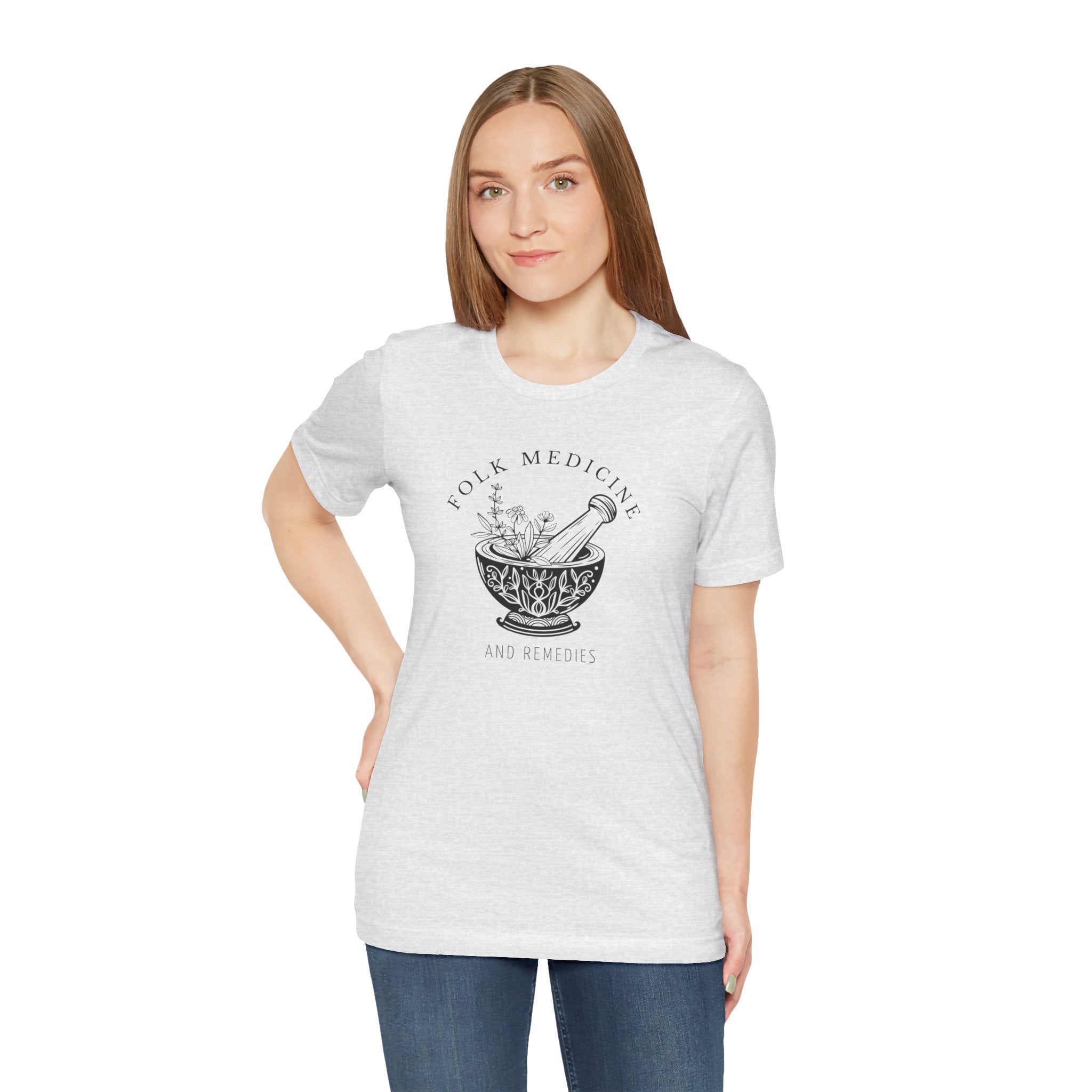 Unisex Short Sleeve T-Shirt, Black Logo