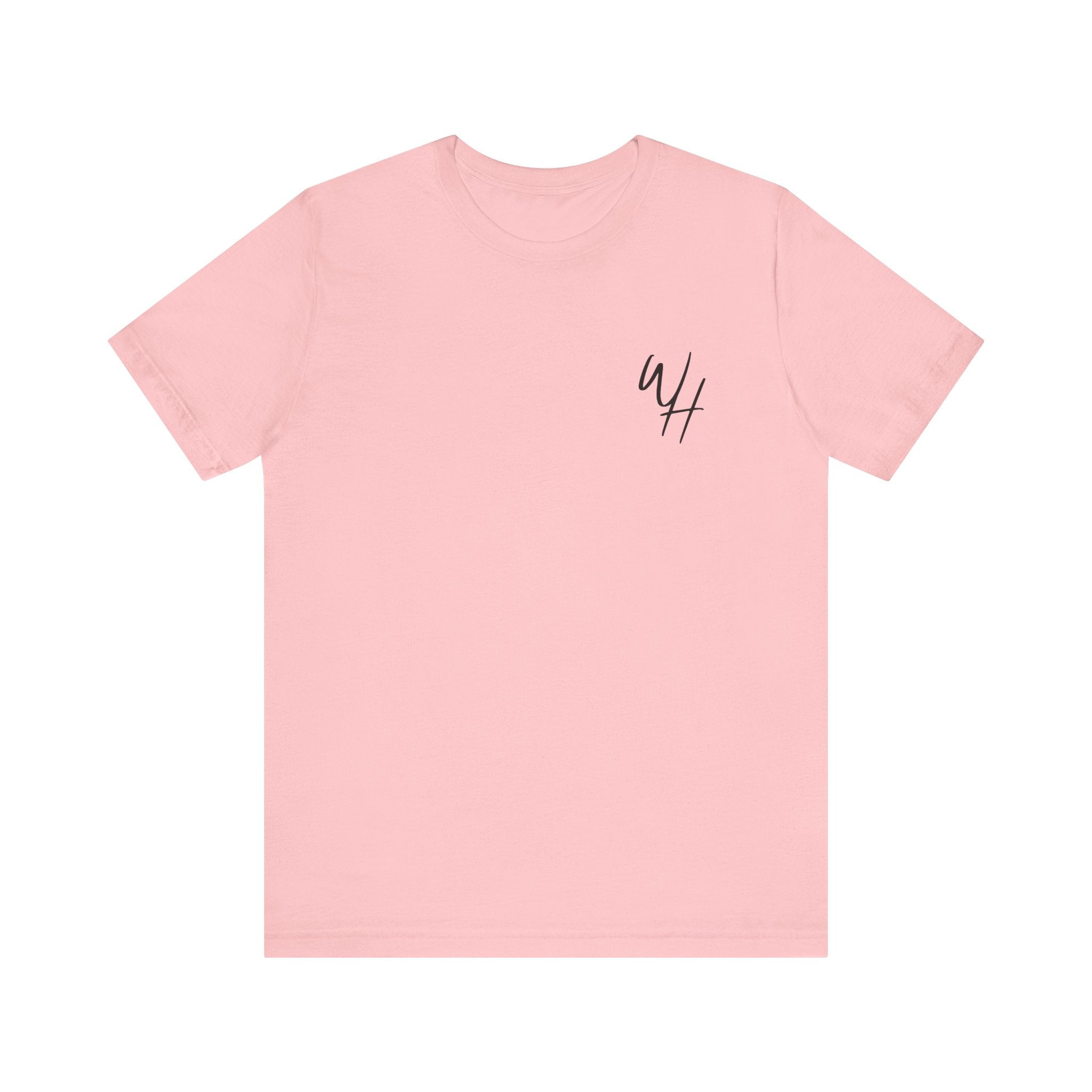 Unisex Short Sleeve T-Shirt, Black Logo (Front/Back Designs)
