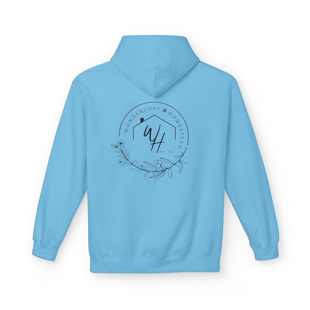 Unisex Hoodie, Black Logo (Front/Back Designs)