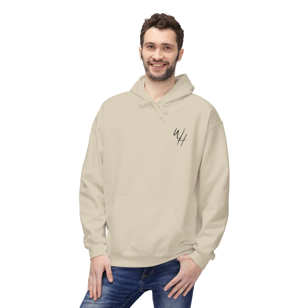 Unisex Hoodie, Black Logo (Front/Back Designs)