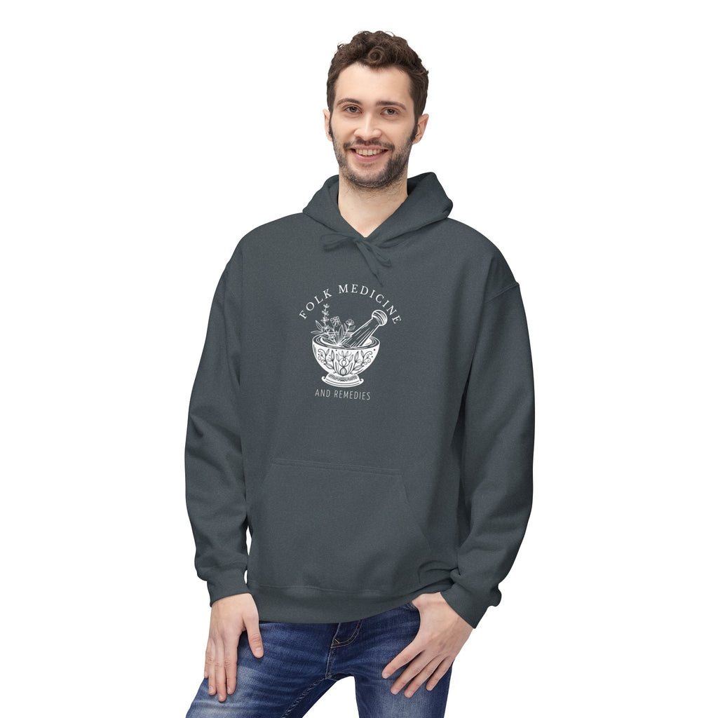 Unisex Hoodie, White Logo