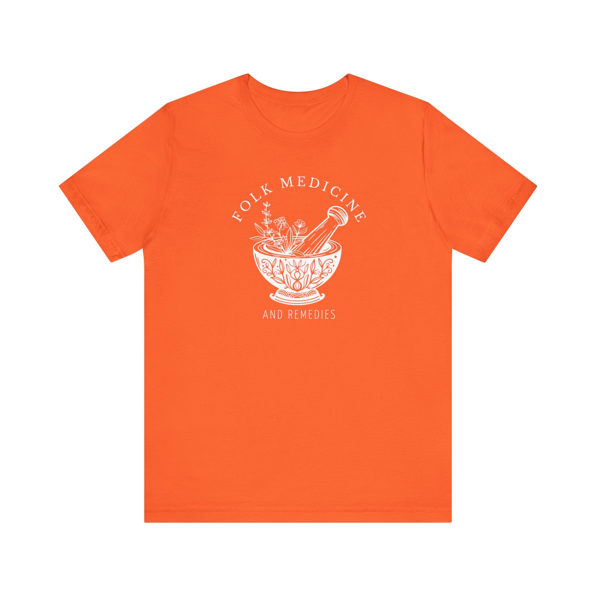 Unisex Short Sleeve T-Shirt, White Logo
