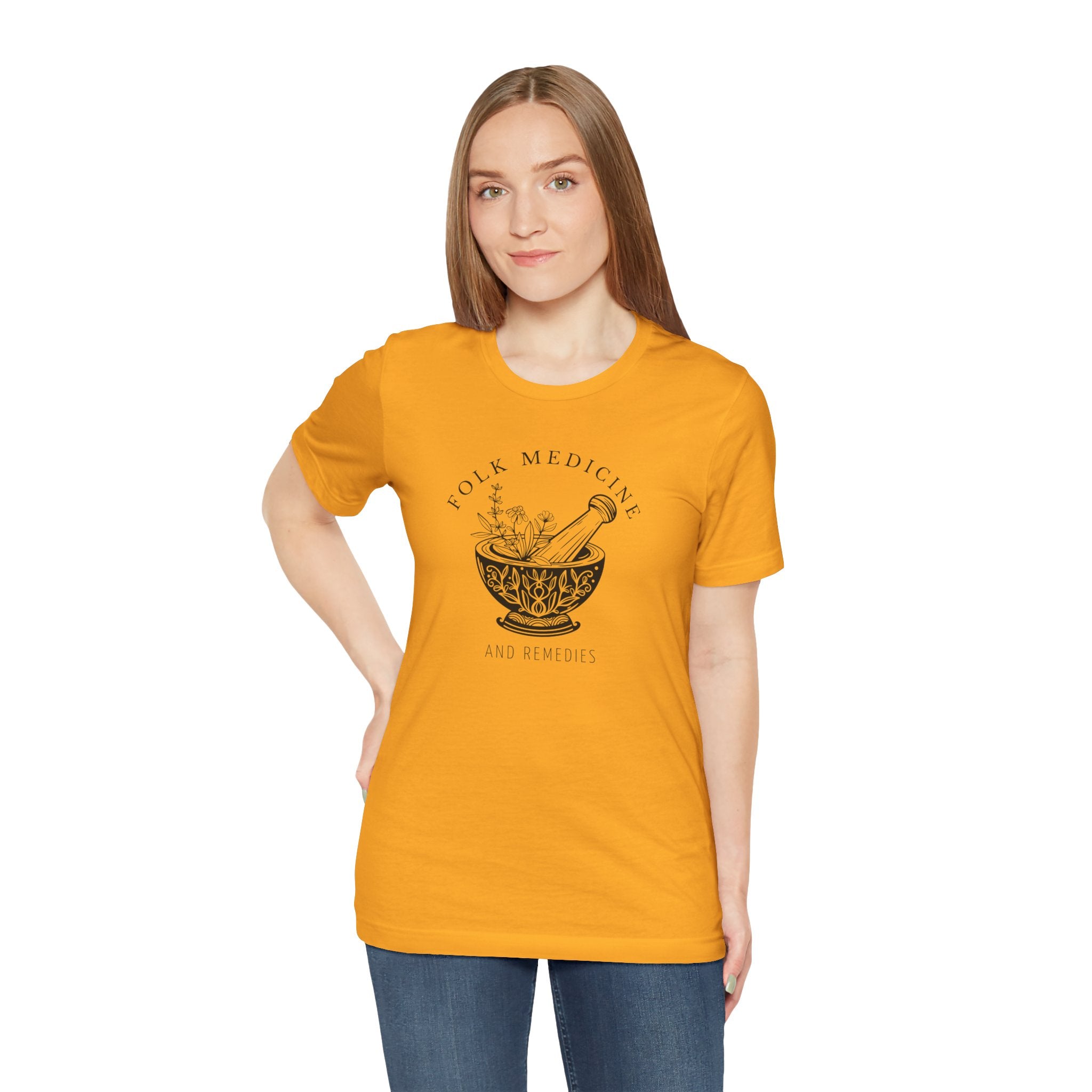 Unisex Short Sleeve T-Shirt, Black Logo