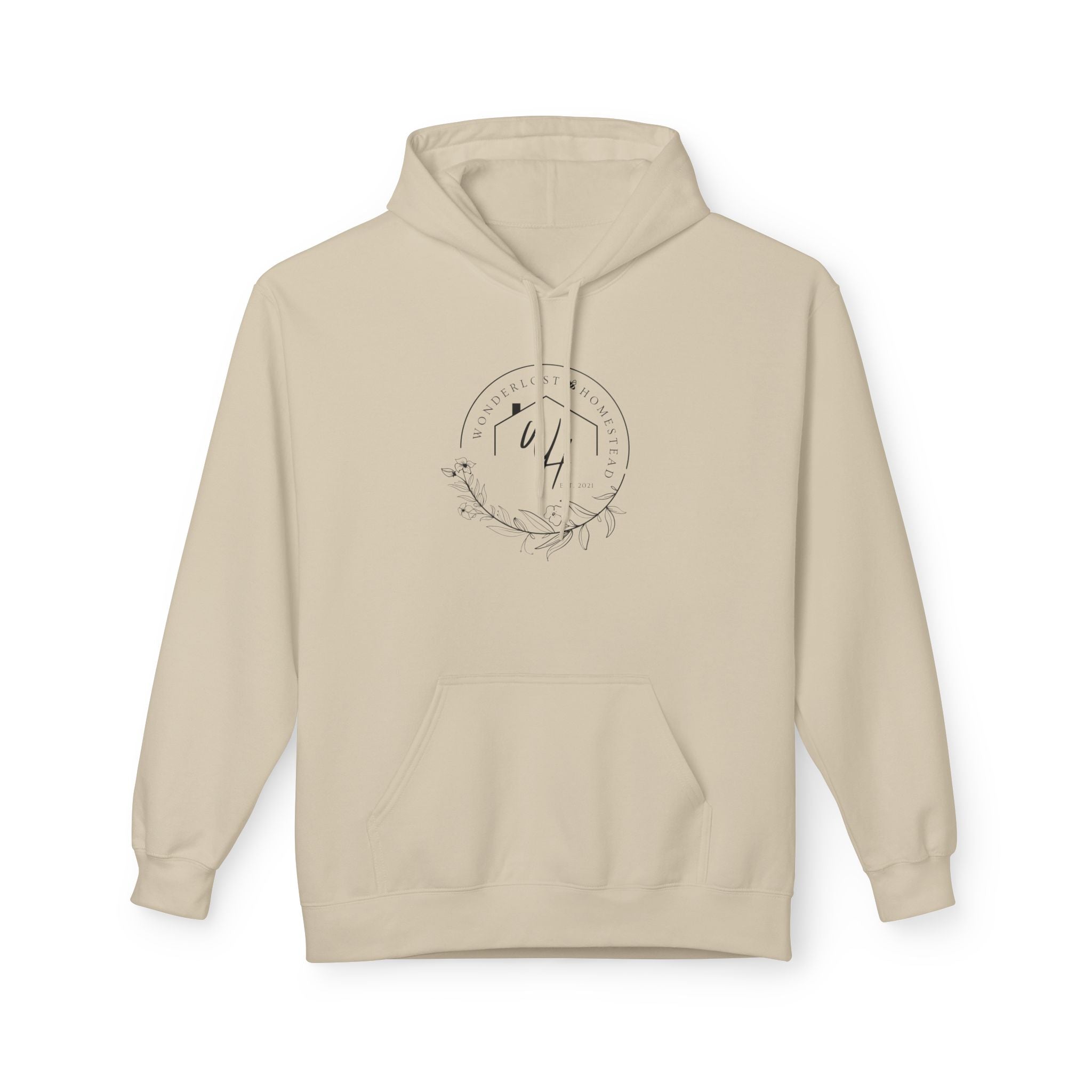 Unisex Hoodie, Black Logo