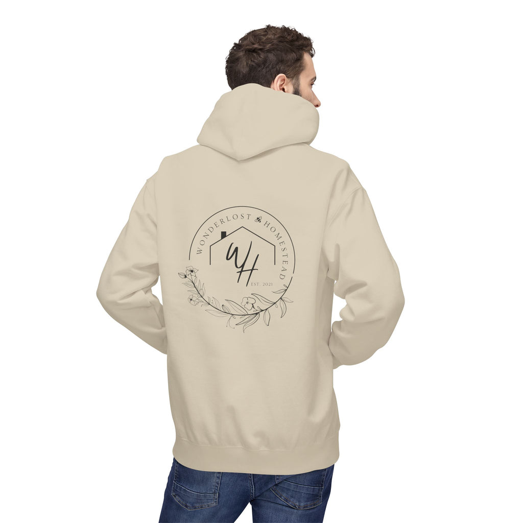 Unisex Hoodie, Black Logo (Front/Back Designs)