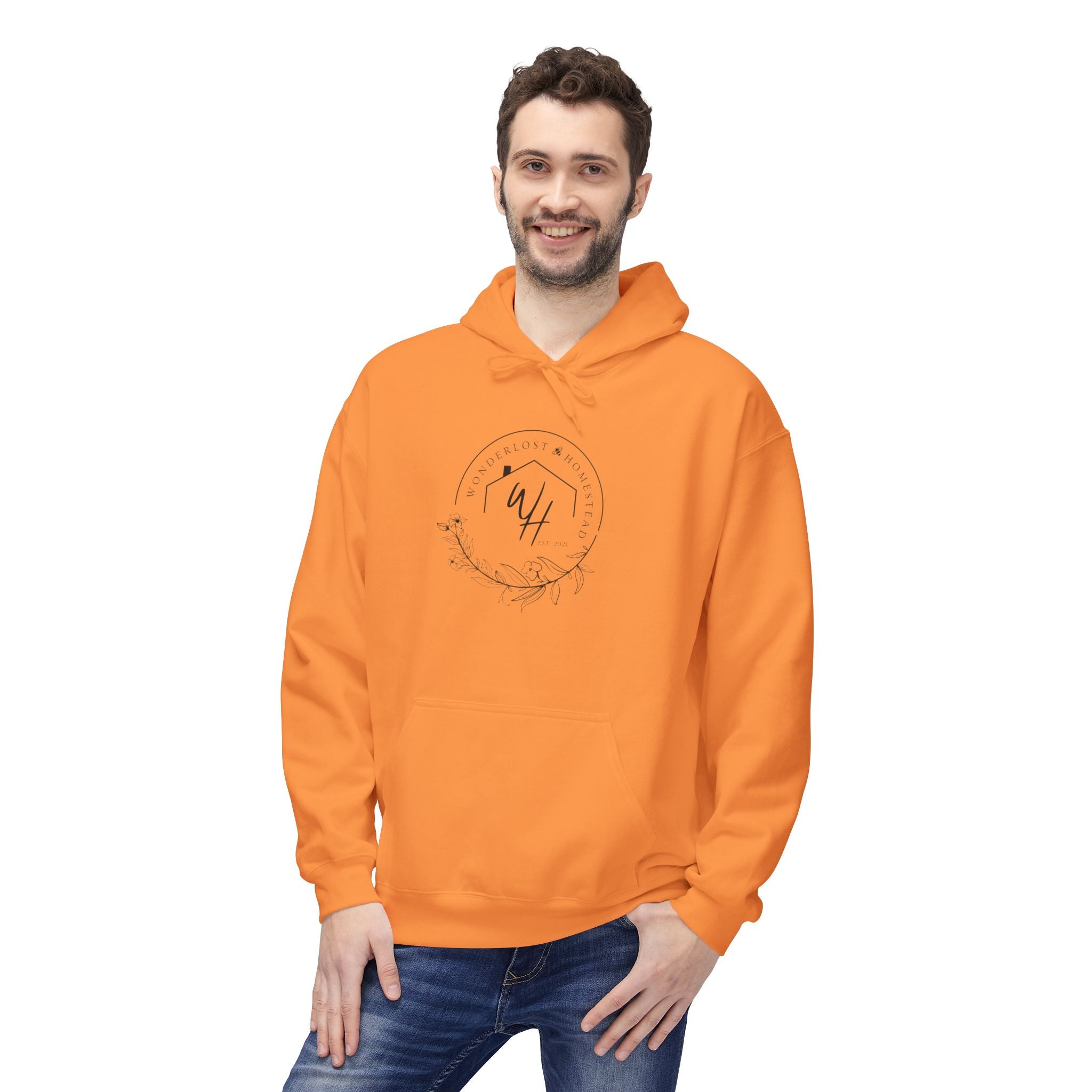 Unisex Hoodie, Black Logo
