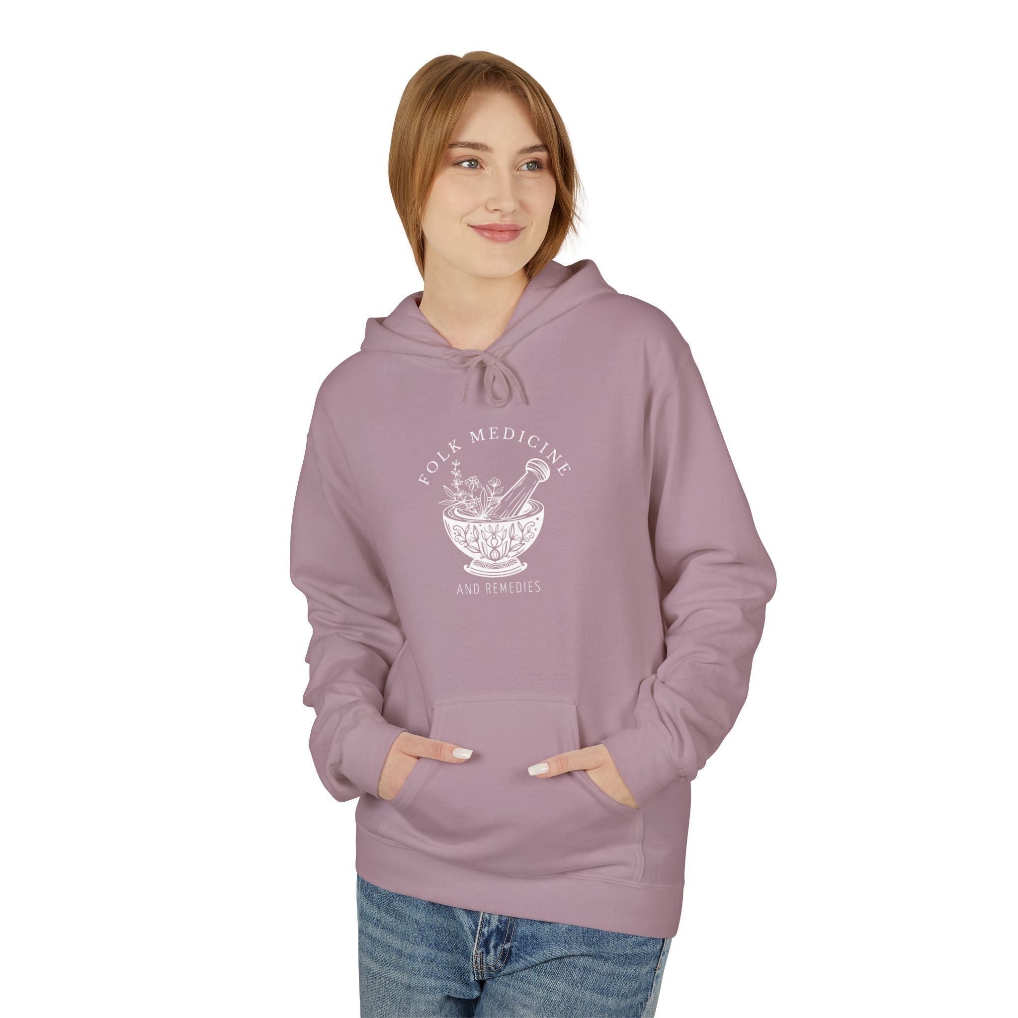 Unisex Hoodie, White Logo