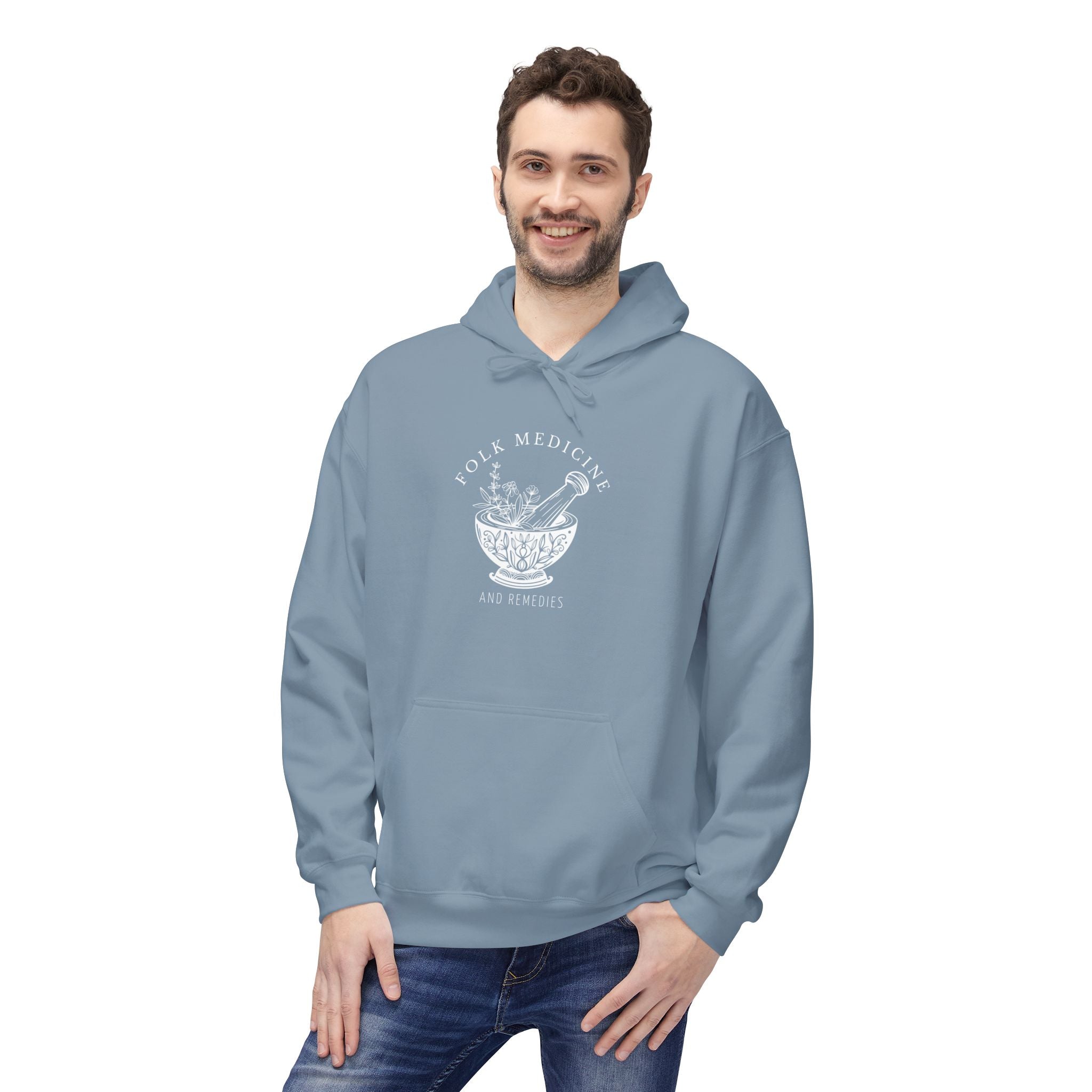 Unisex Hoodie, White Logo