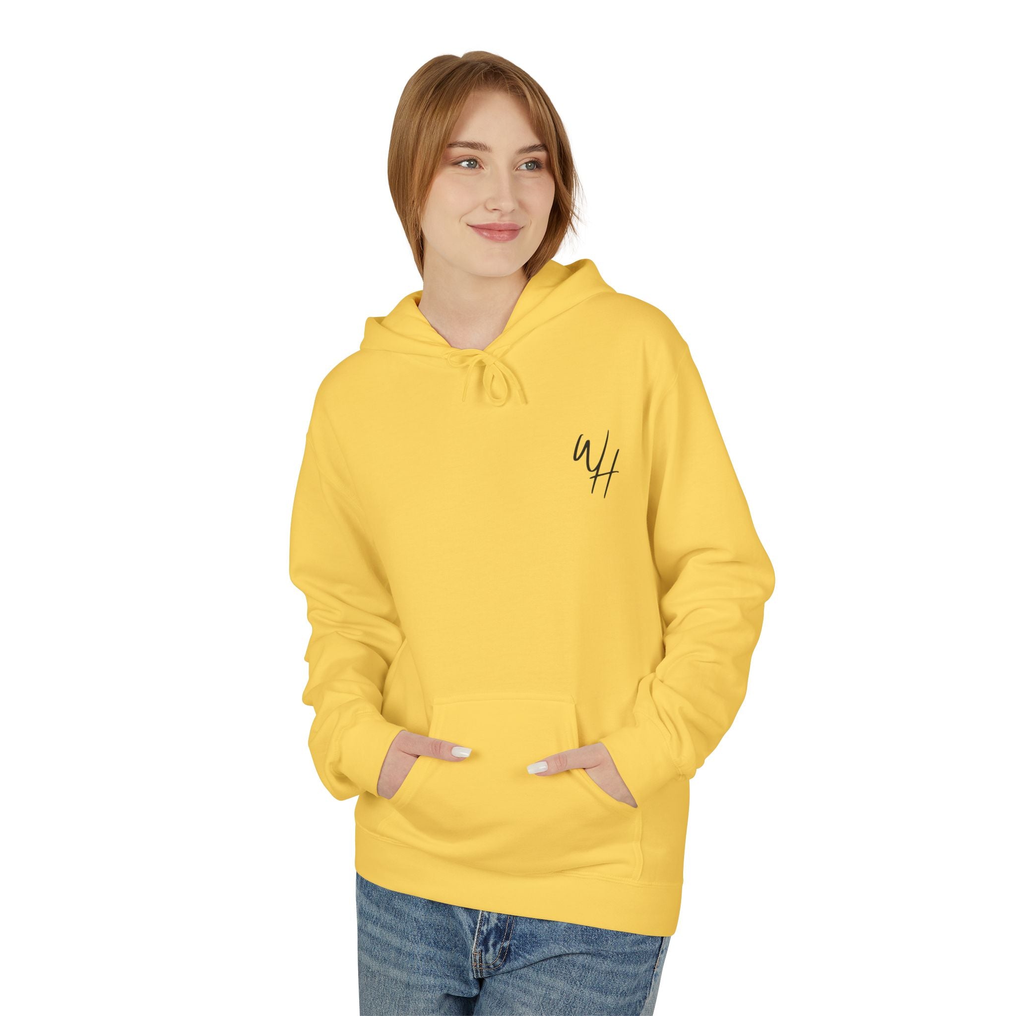Unisex Hoodie, Black Logo (Front/Back Designs)