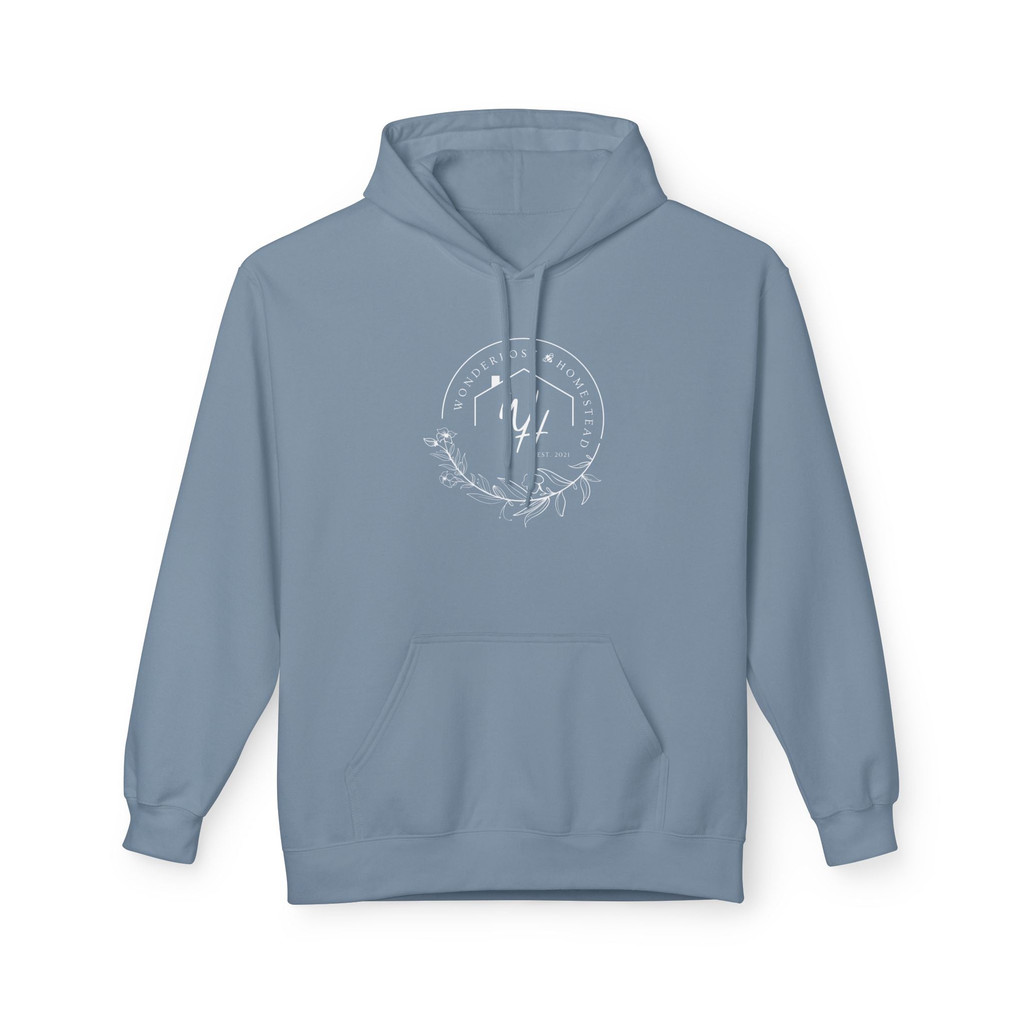 Unisex Hoodie, White Logo