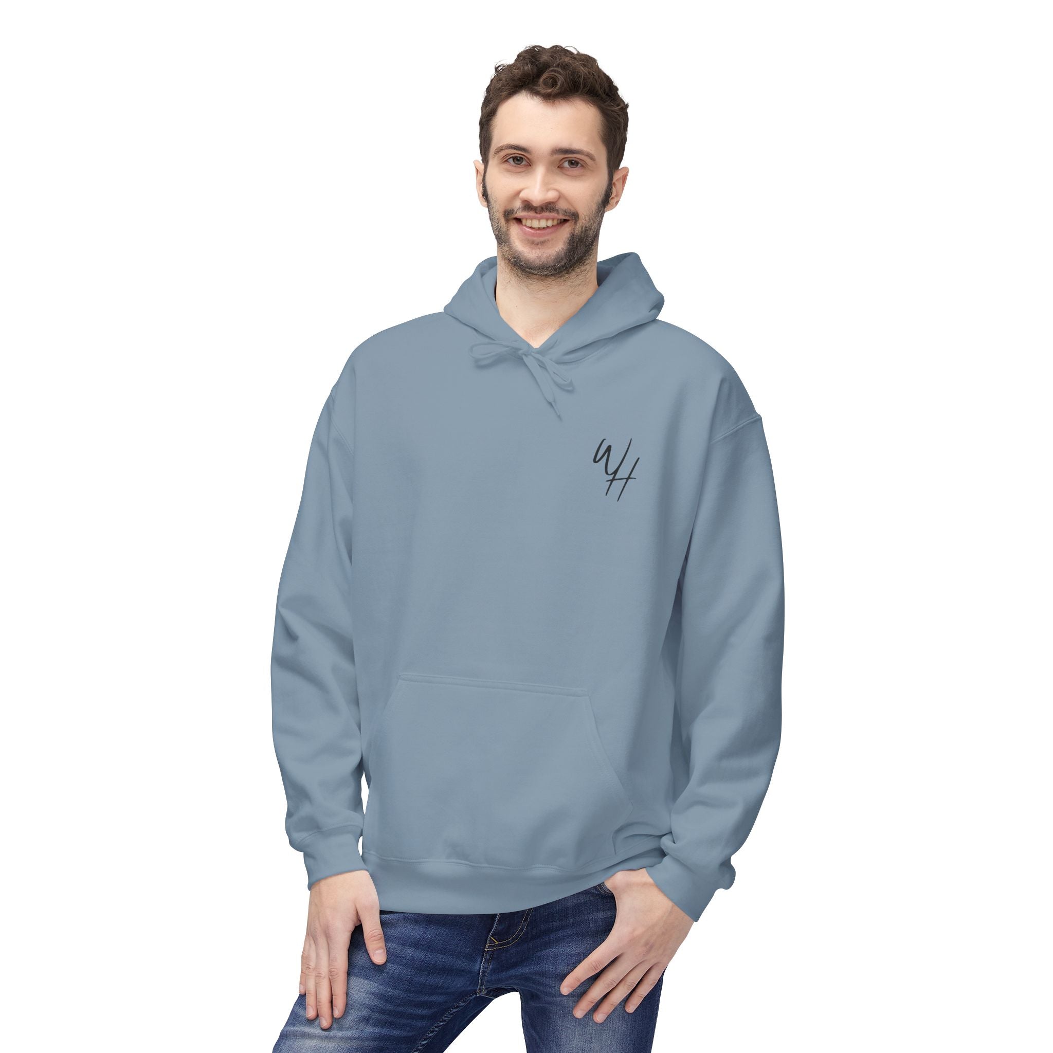 Unisex Hoodie, Black Logo (Front/Back Designs)
