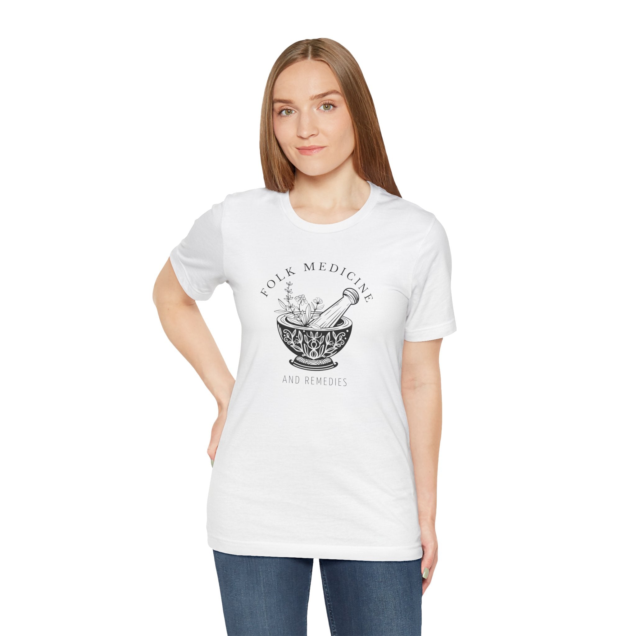 Unisex Short Sleeve T-Shirt, Black Logo