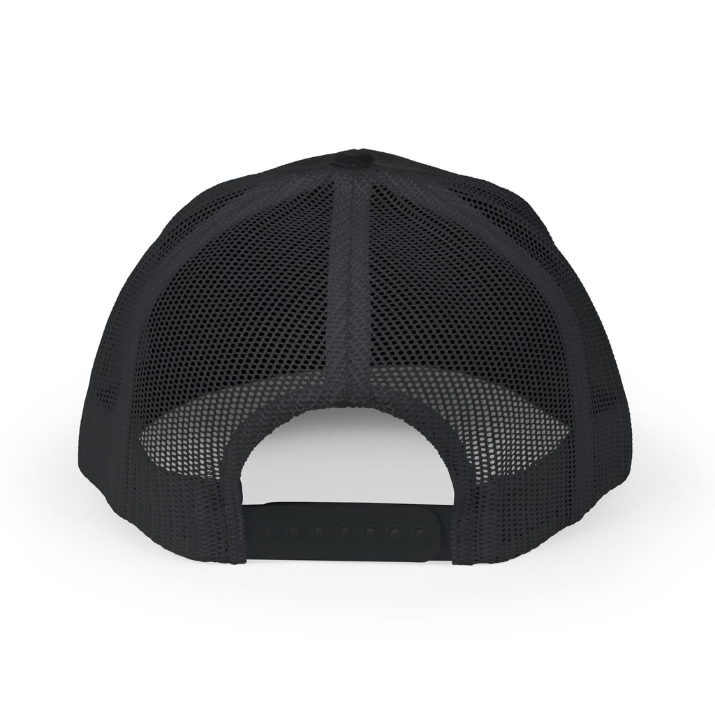 Snapback Trucker Cap, White Logo