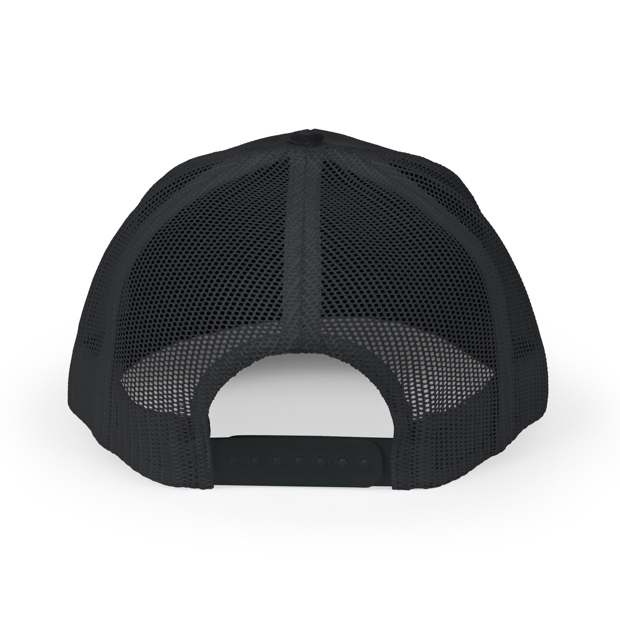Snapback Trucker Cap, White Logo