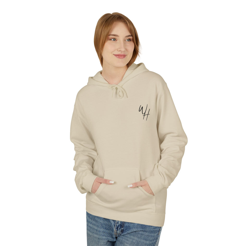 Unisex Hoodie, Black Logo (Front/Back Designs)