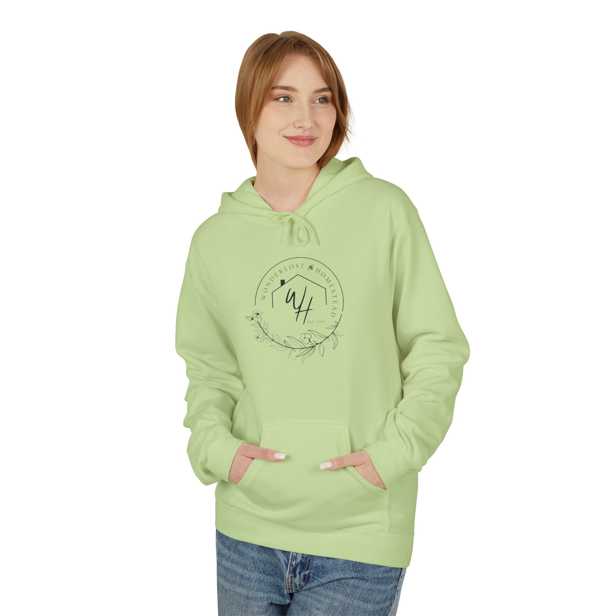 Unisex Hoodie, Black Logo