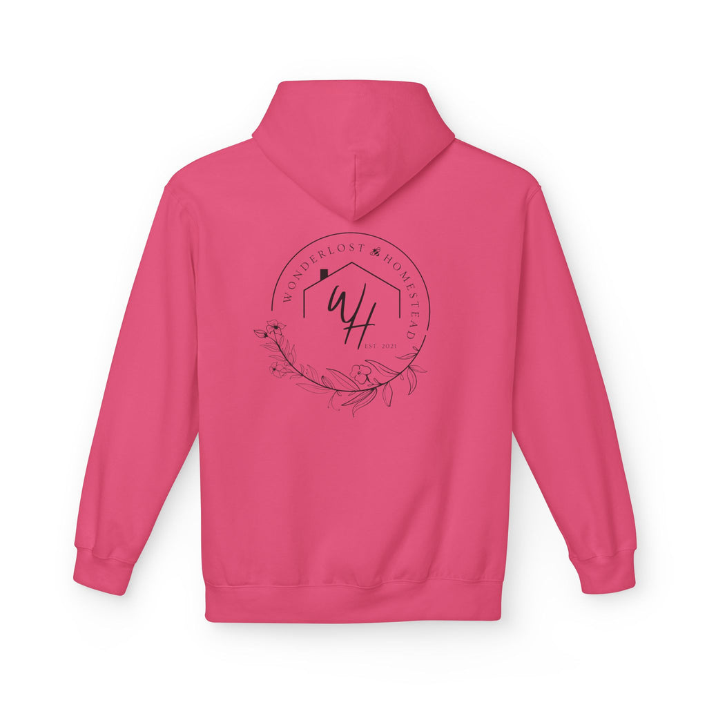 Unisex Hoodie, Black Logo (Front/Back Designs)