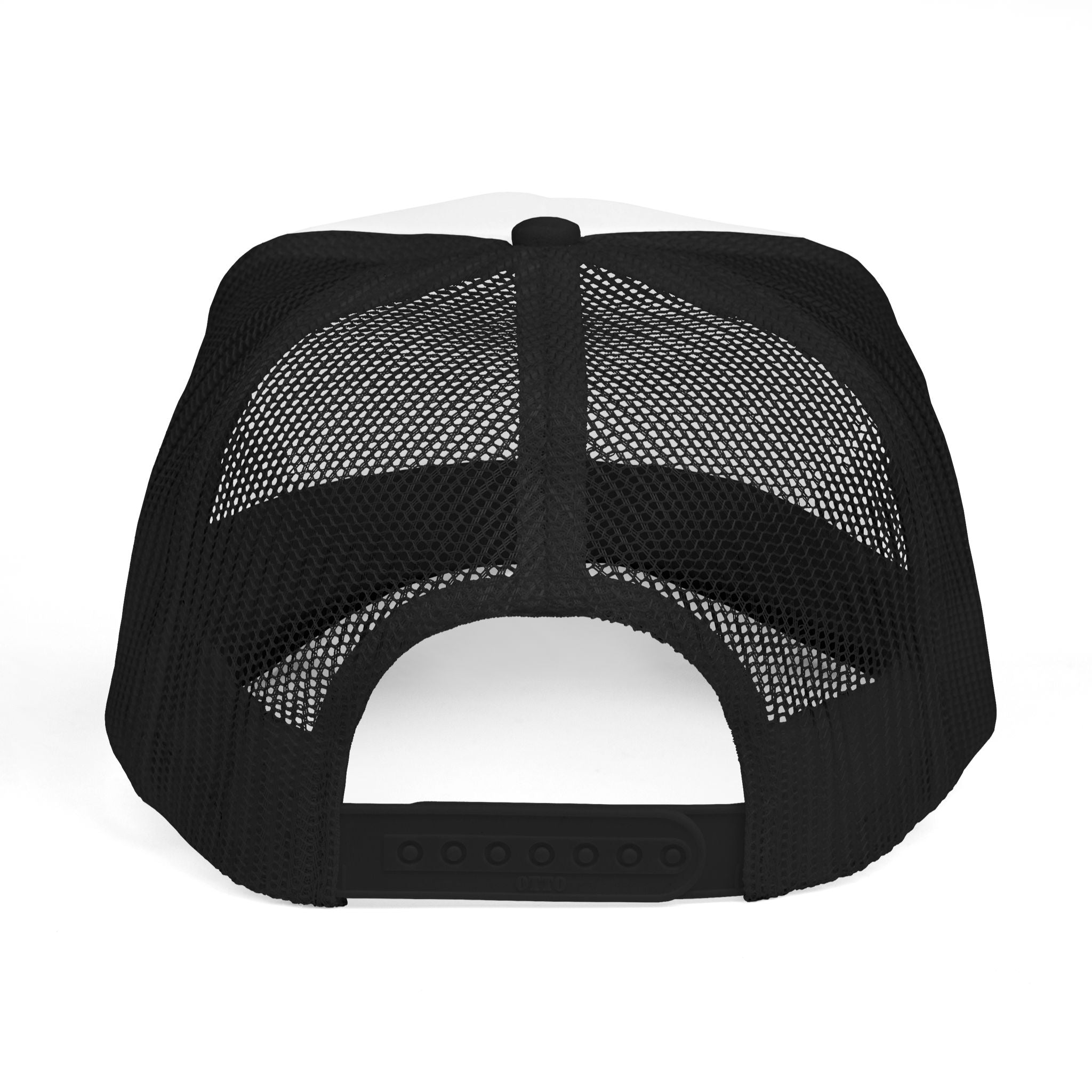 Foam Trucker Hat, Black Logo