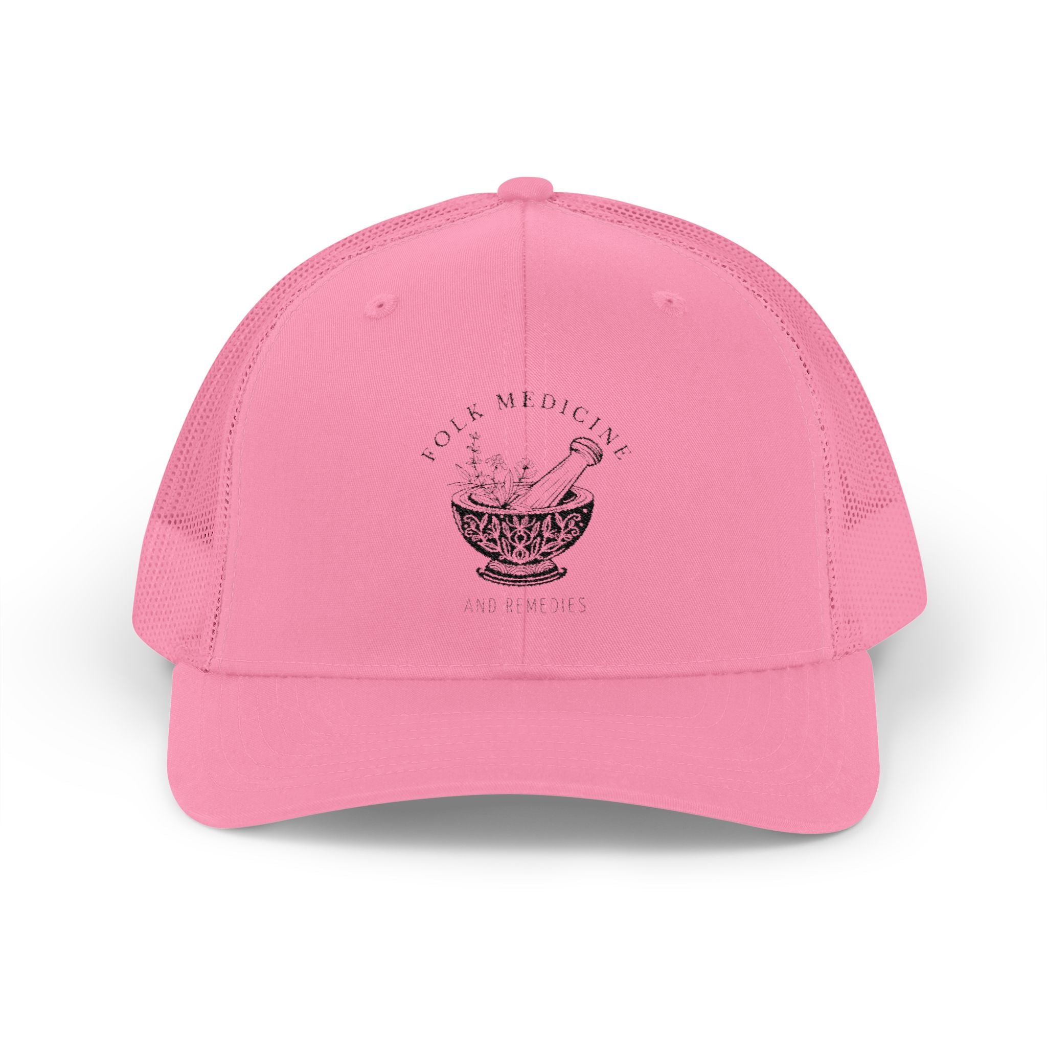 Snapback Trucker Cap - Black Logo