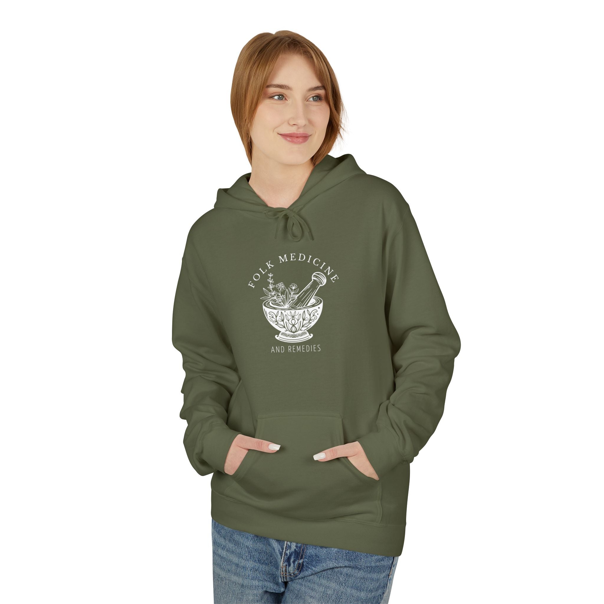 Unisex Hoodie, White Logo