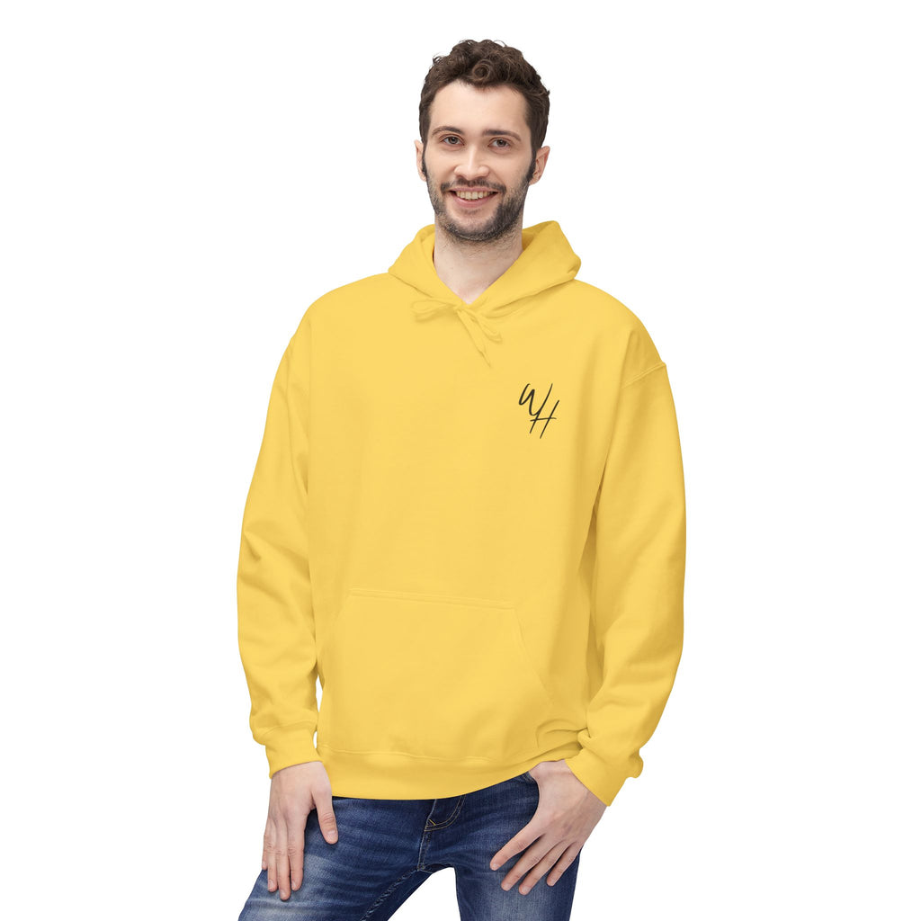 Unisex Hoodie, Black Logo (Front/Back Designs)
