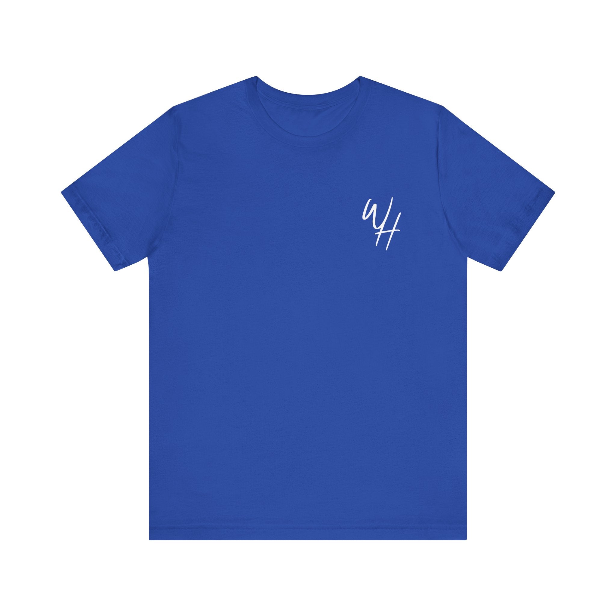 Unisex Short Sleeve T-Shirt, White Logo (Front/Back Designs)