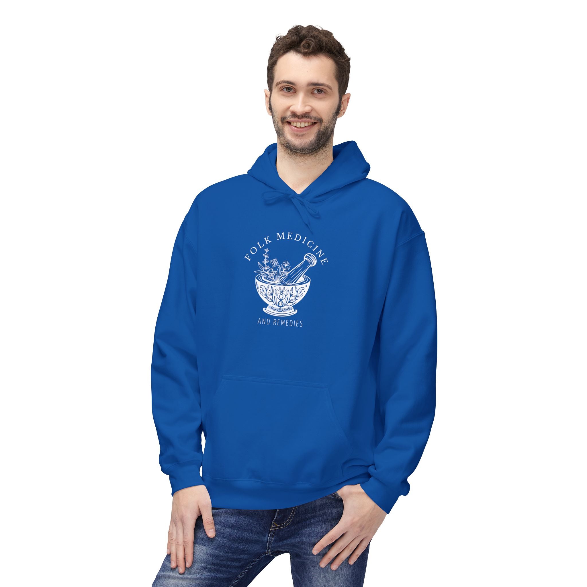 Unisex Hoodie, White Logo
